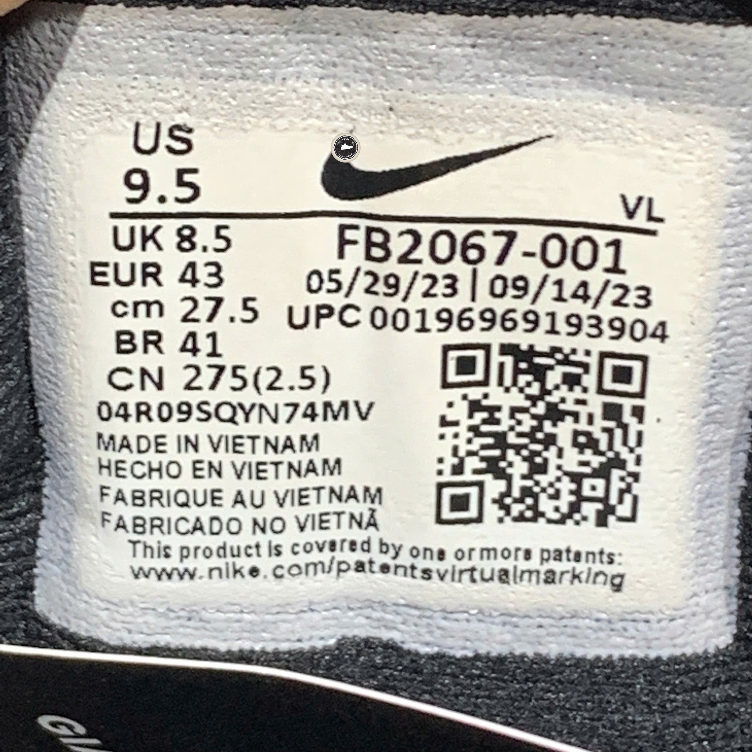 Nike Juniper Trail 2 GORE-TEX Black Anthracite - FB2067-001 - Size 43 - GIÀY 2HAND CHÍNH HÃNG PVN25677