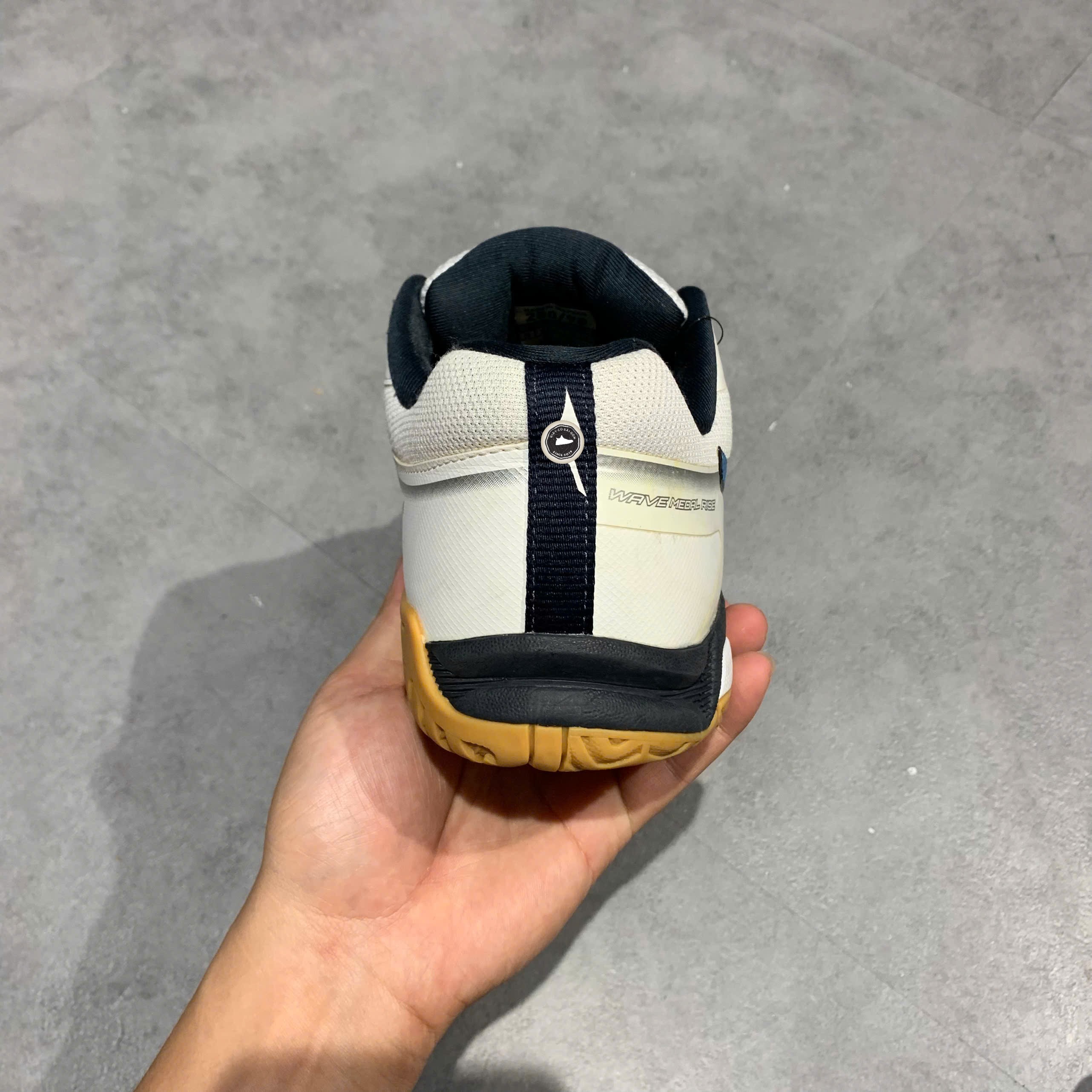 Mizuno Wave Medal Rise White Blue - PVN25203 - Size 43 - GIÀY 2HAND CHÍNH HÃNG PVN