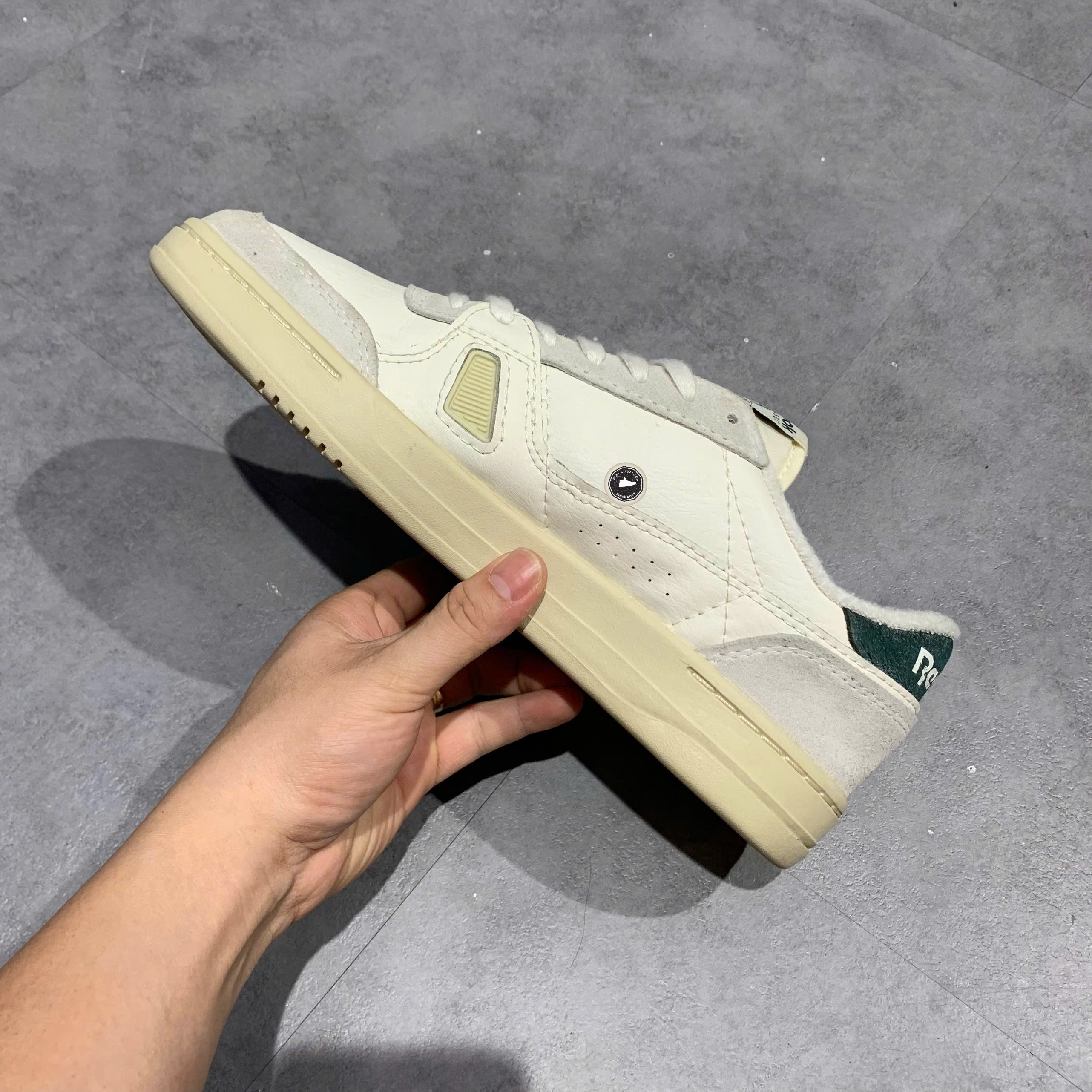 Reebok LT Court Chalk Alabaster Forest Green - GV6933 - Size 43 - GIÀY 2HAND CHÍNH HÃNG PVN25692