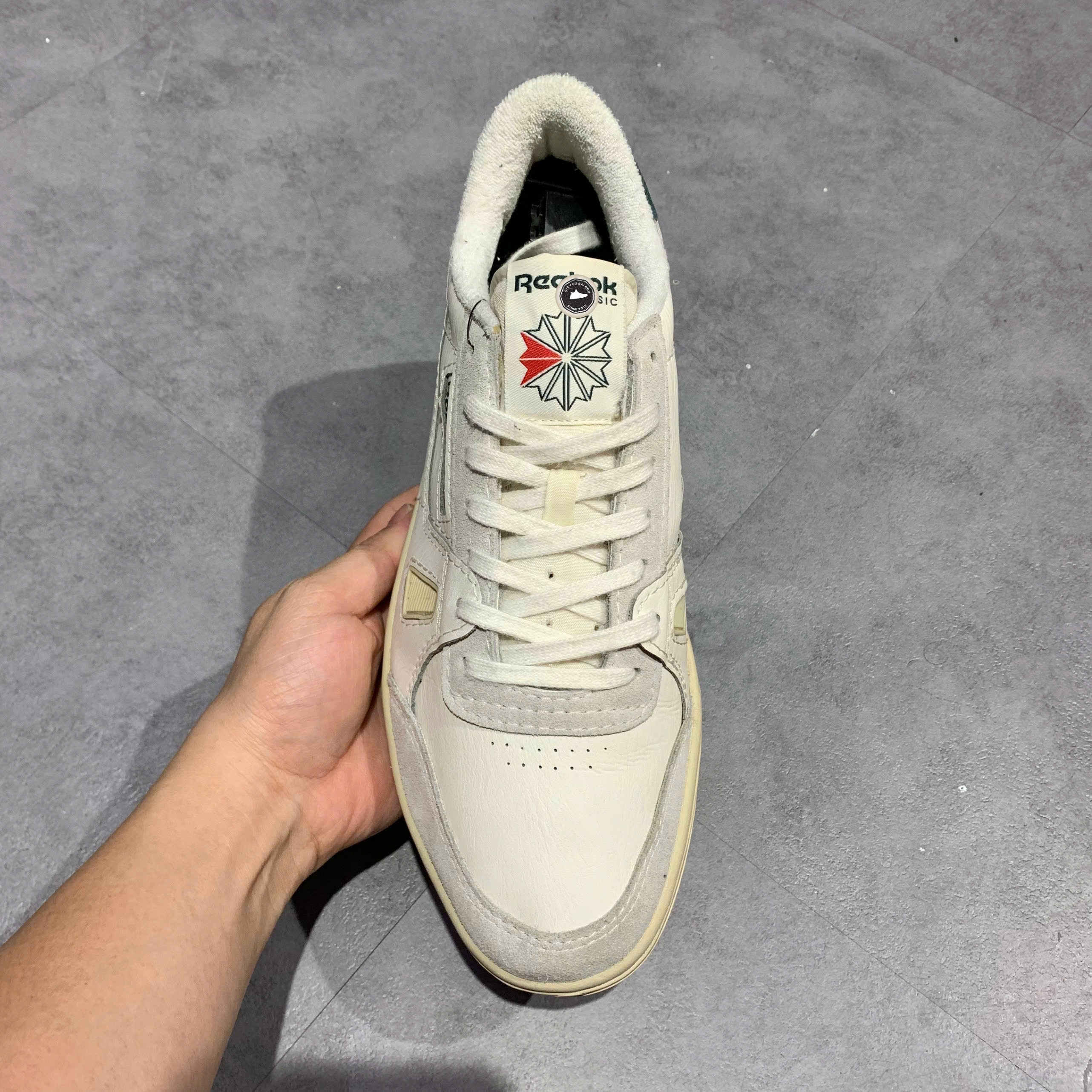 Reebok LT Court Chalk Alabaster Forest Green - GV6933 - Size 43 - GIÀY 2HAND CHÍNH HÃNG PVN25692