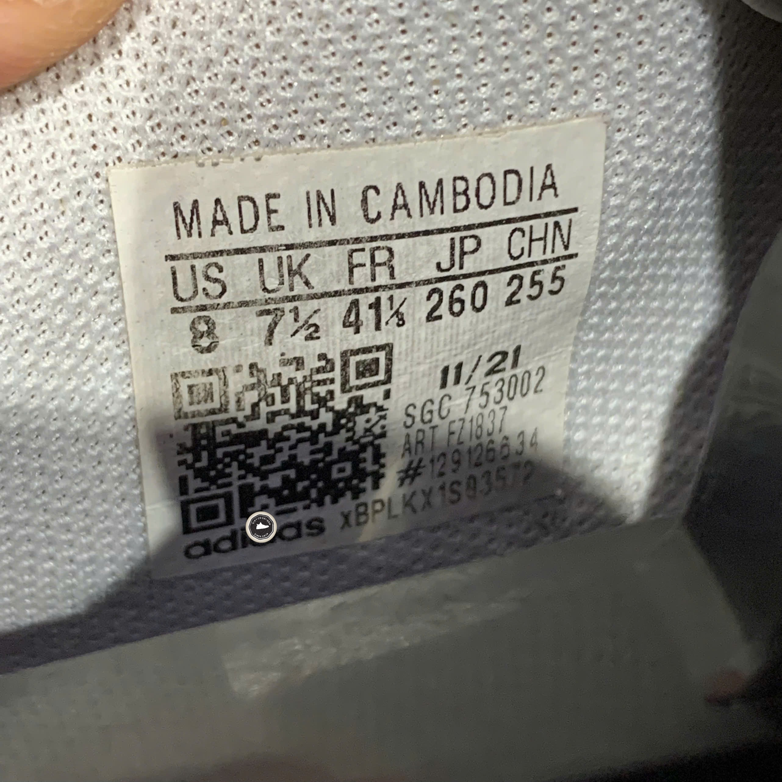Adidas Breaknet White Royal Blue Vivid Red - FZ1837 - Size 41 1/3 - GIÀY 2HAND CHÍNH HÃNG PVN25488