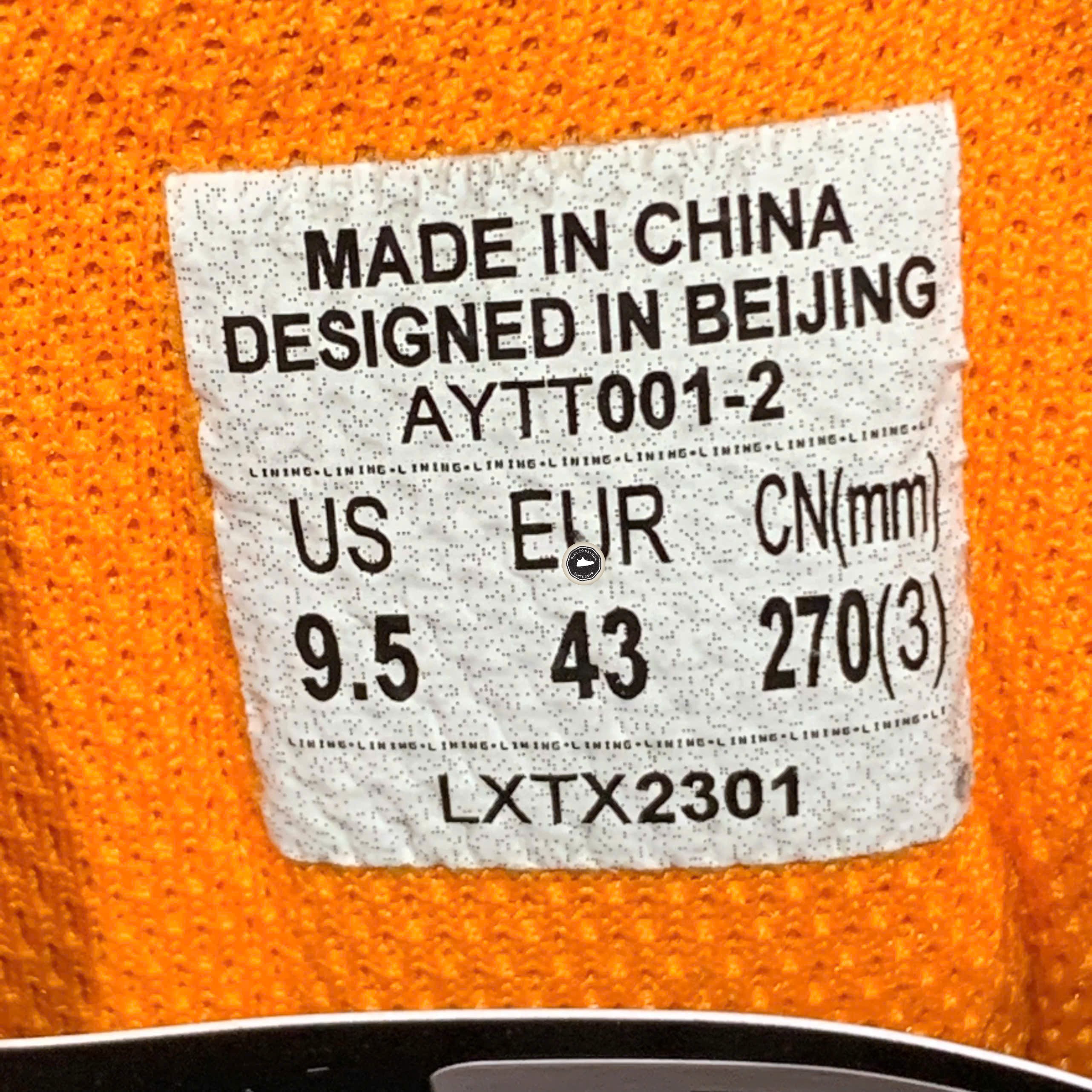 Li-Ning Almighty V White Orange Teal - AYTS012-3 - Size 43 - GIÀY 2HAND CHÍNH HÃNG PVN25173