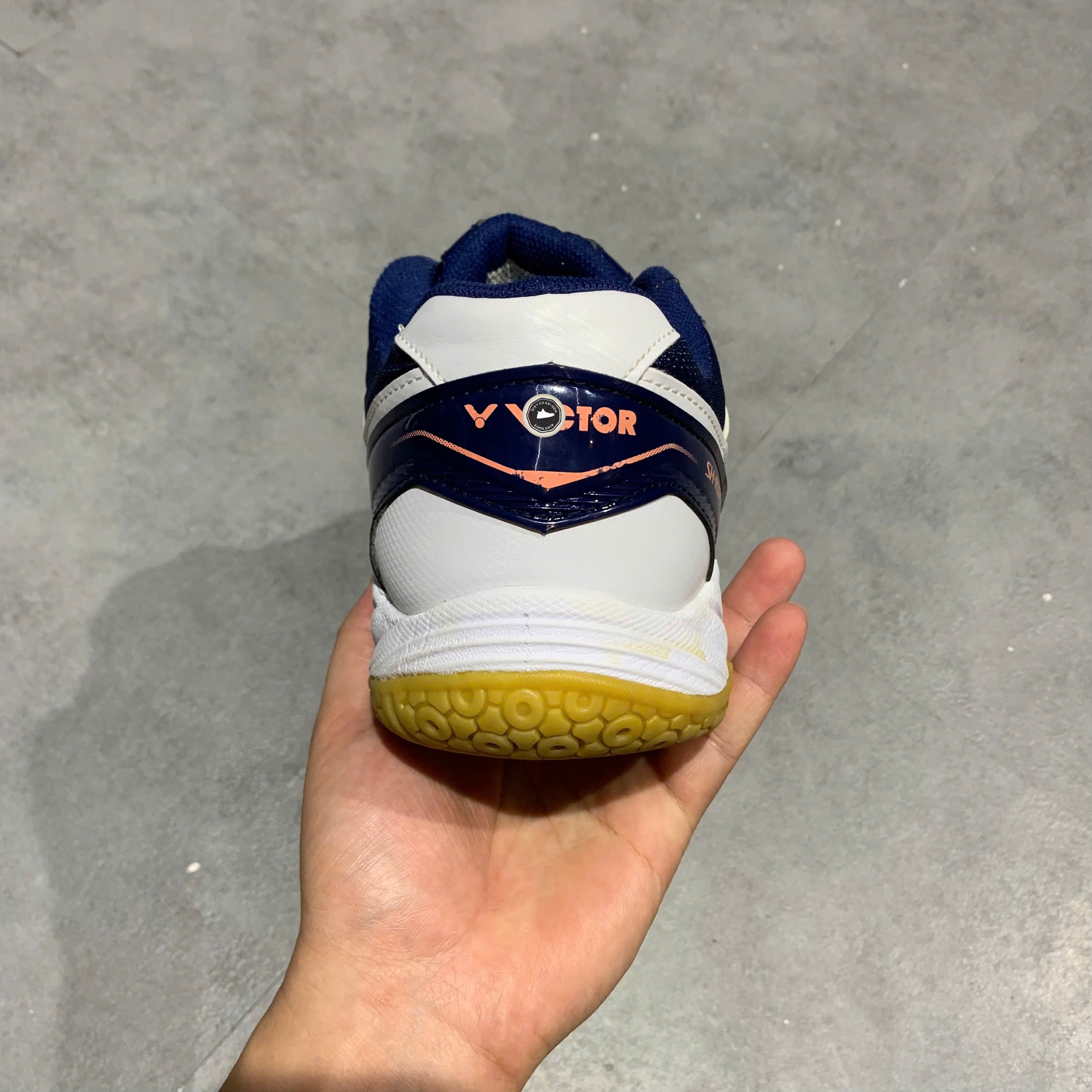 Giày Pickleball Victor SH-A170 White Navy - SH-A170 AF - Size 43 - GIÀY 2HAND CHÍNH HÃNG PVN