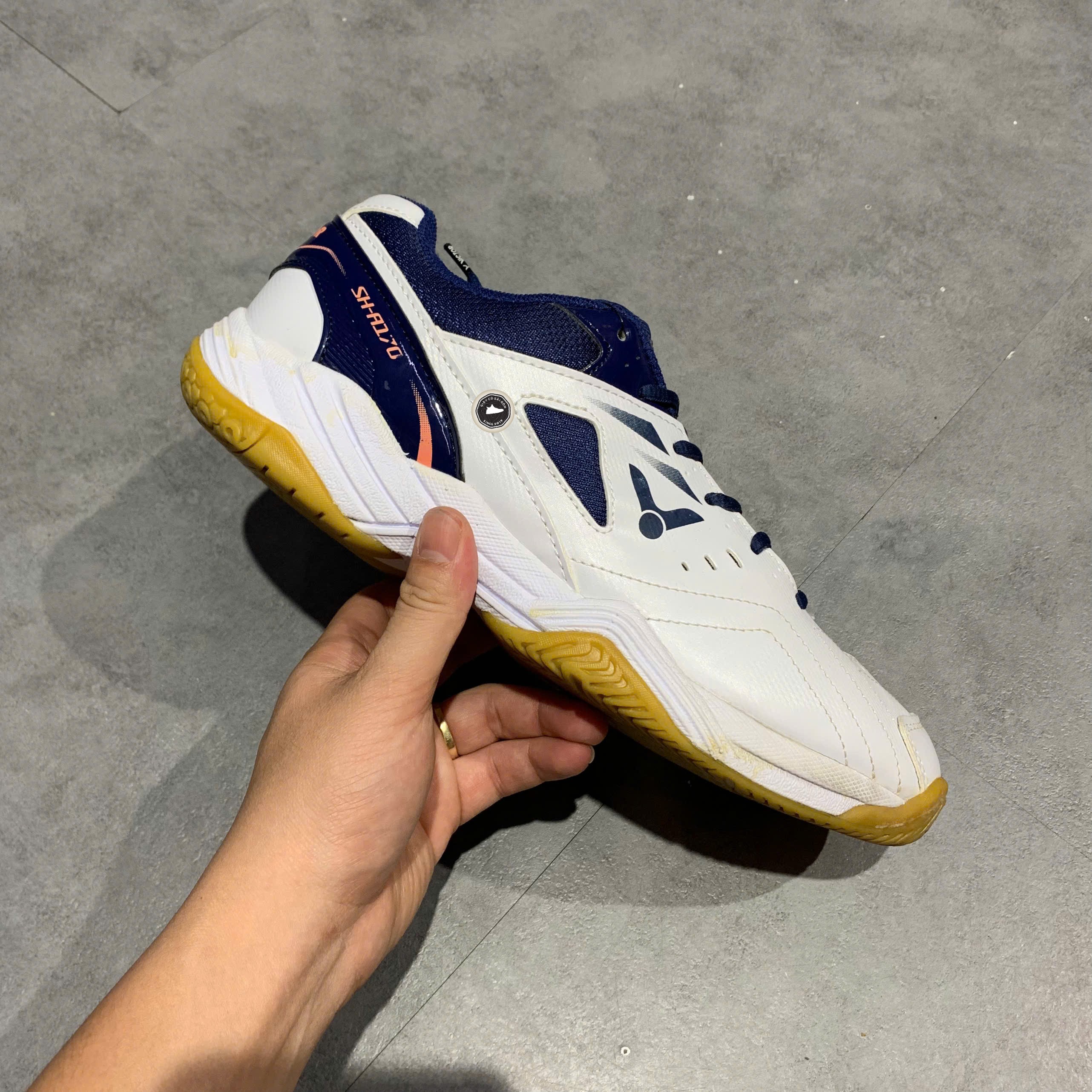 Giày Pickleball Victor SH-A170 White Navy - SH-A170 AF - Size 43 - GIÀY 2HAND CHÍNH HÃNG PVN