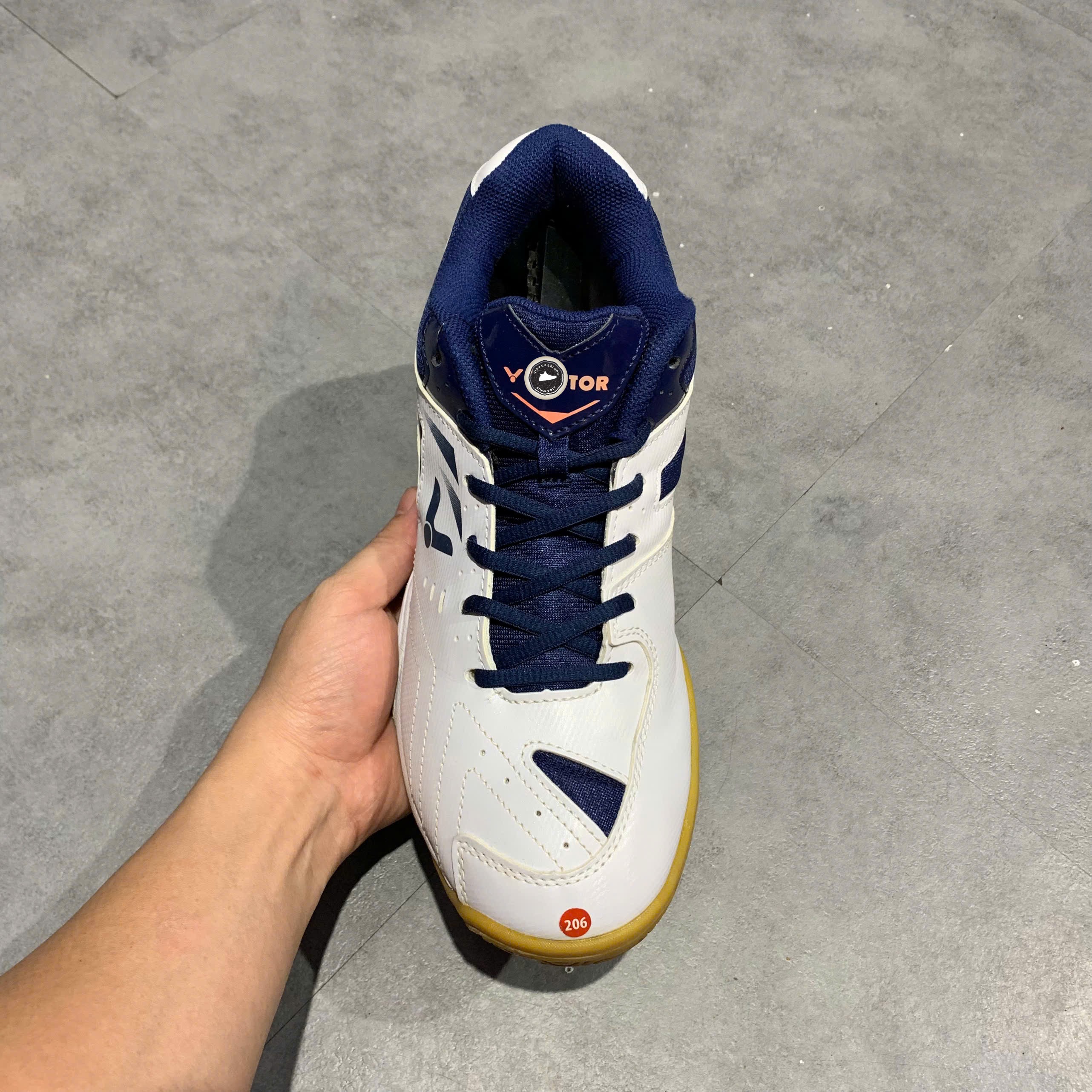 Giày Pickleball Victor SH-A170 White Navy - SH-A170 AF - Size 43 - GIÀY 2HAND CHÍNH HÃNG PVN