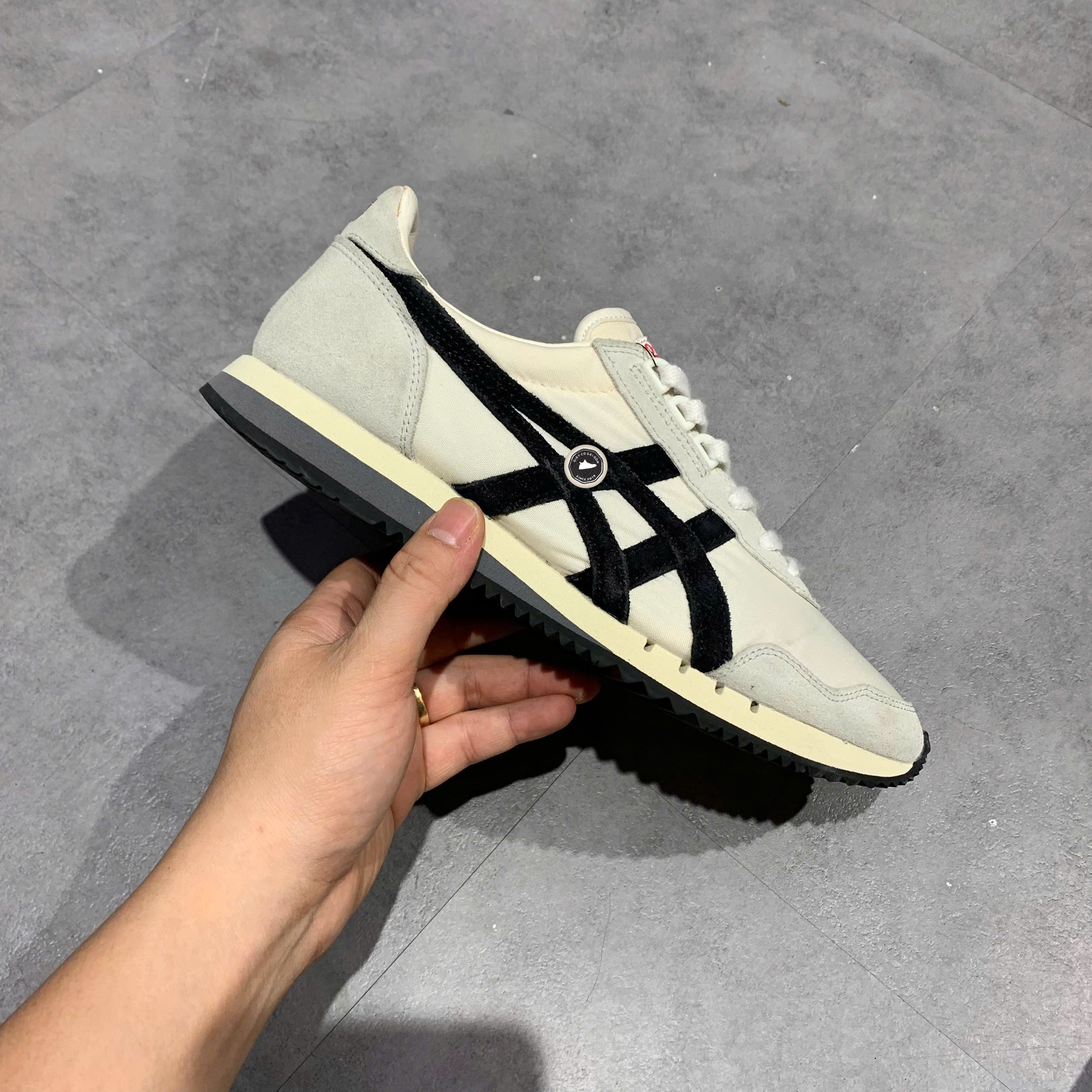 Giày Thời Trang Onitsuka Tiger California 78 EX Cream Black - 1183A355-101 - Size 40.5 - GIÀY 2HAND CHÍNH HÃNG PVN