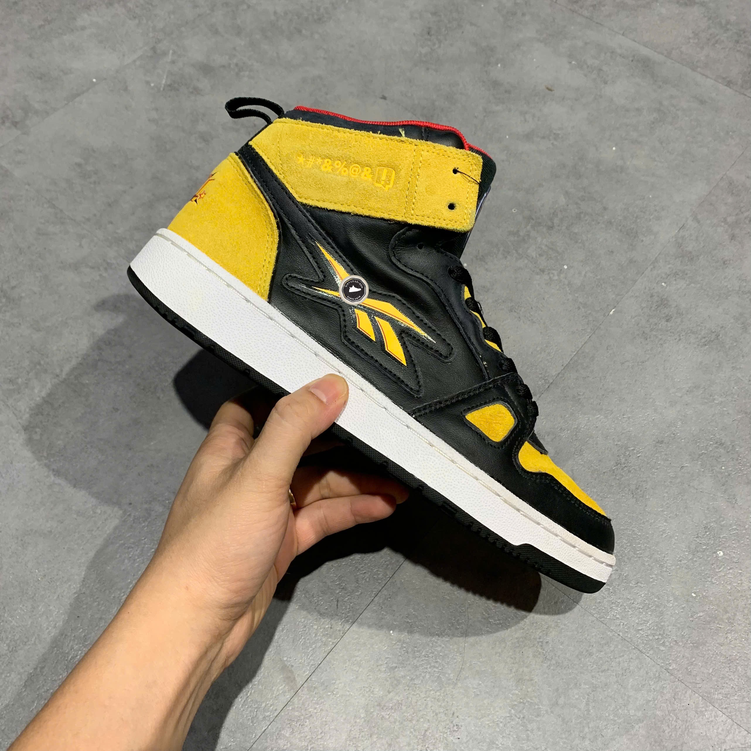 Giày Thời Trang Reebok Royal BB4500 Hi-Strap Kung Fu Panda - GZ2734 - Size 40.5 - GIÀY 2HAND CHÍNH HÃNG PVN25281