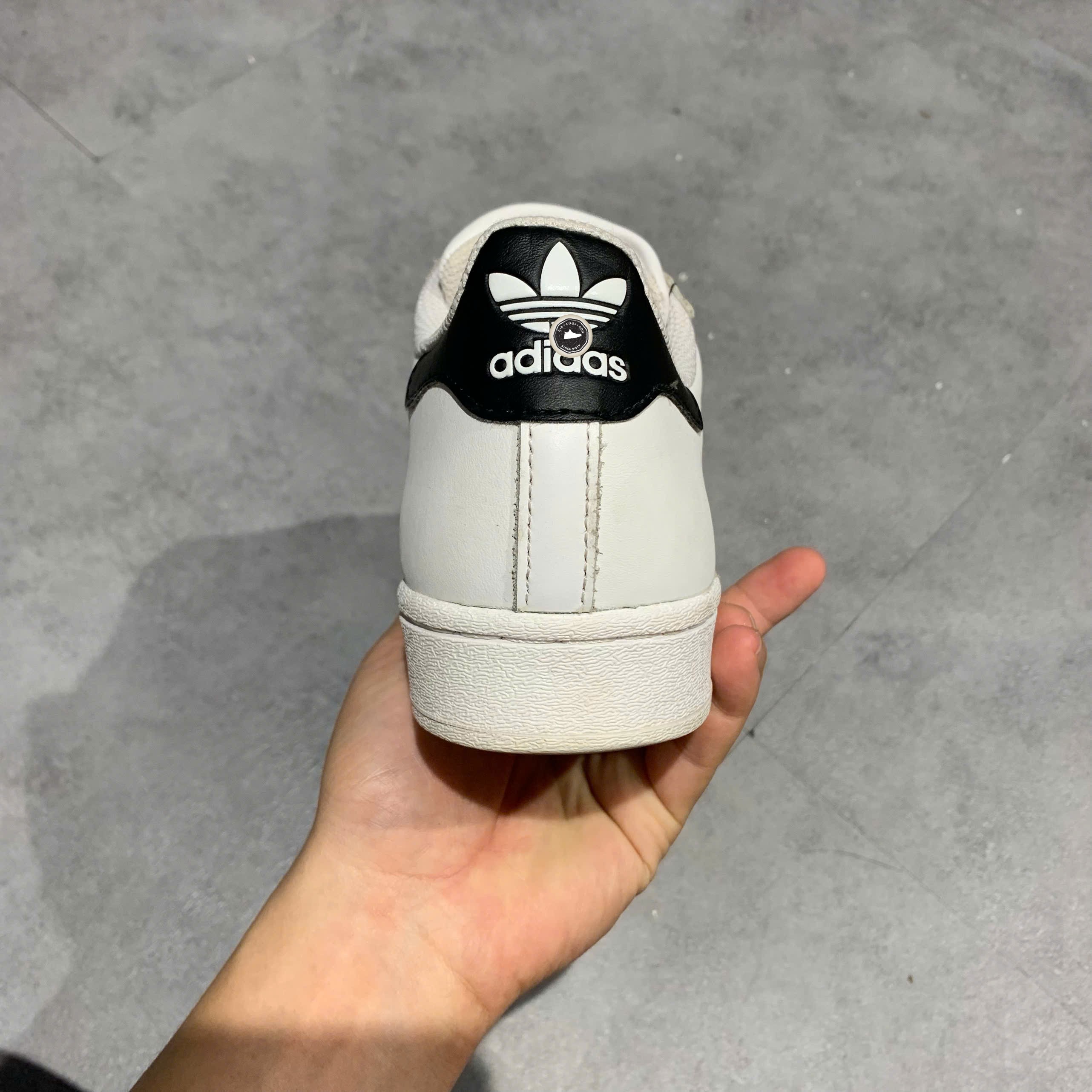 giay-thoi-trang Adidas Superstar White Black Gold - C77124 - Size 40 2/3 - GIÀY 2HAND CHÍNH HÃNG PVN25276