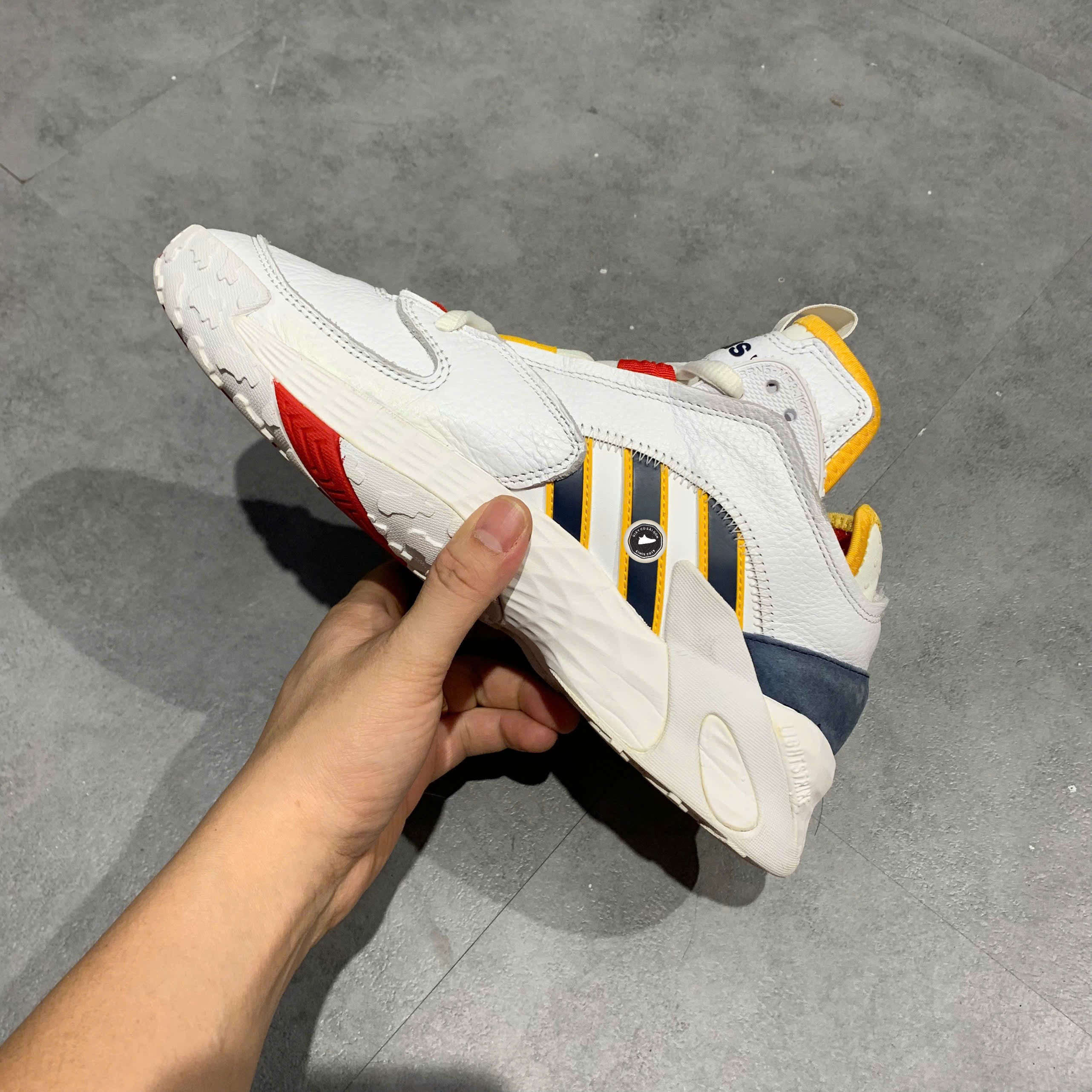 Giày Thời Trang Adidas Streetball White Navy Yellow - EF1908 - Size 40 - GIÀY 2HAND CHÍNH HÃNG PVN25290