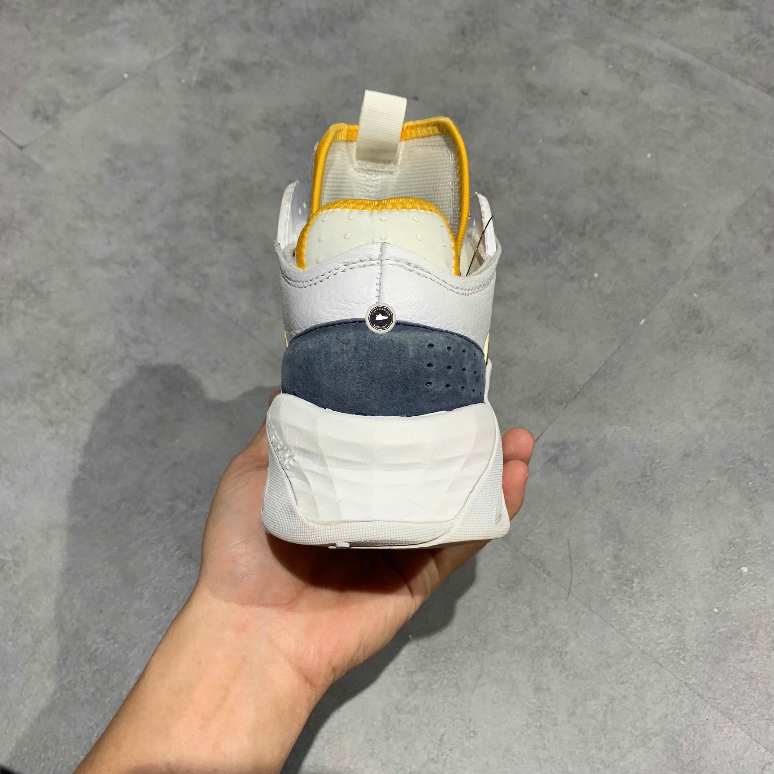 Giày Thời Trang Adidas Streetball White Navy Yellow - EF1908 - Size 40 - GIÀY 2HAND CHÍNH HÃNG PVN25290