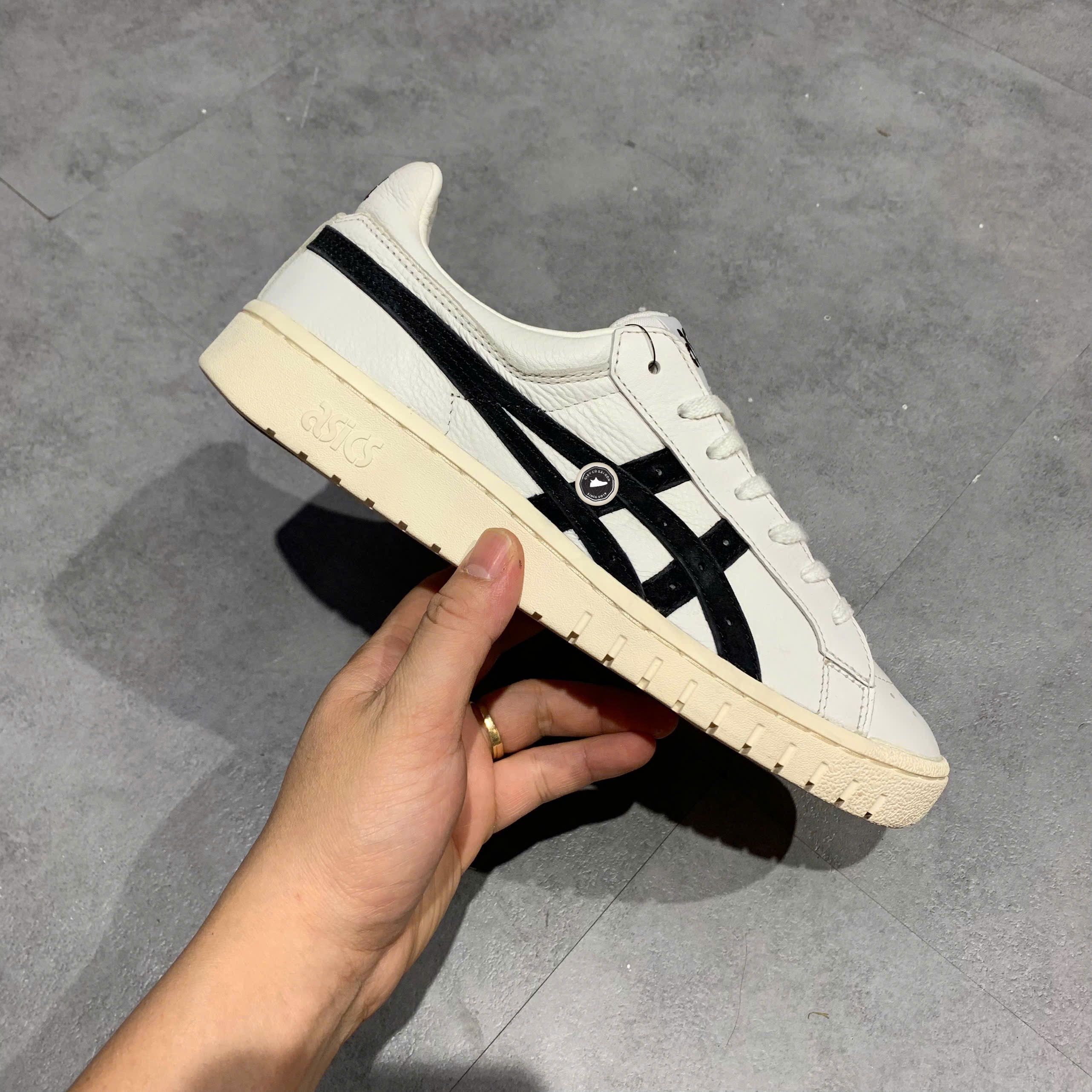 Giày Thời Trang Asics Gel-PTG White Black - HL7X0 - Size 40.5 - GIÀY 2HAND CHÍNH HÃNG