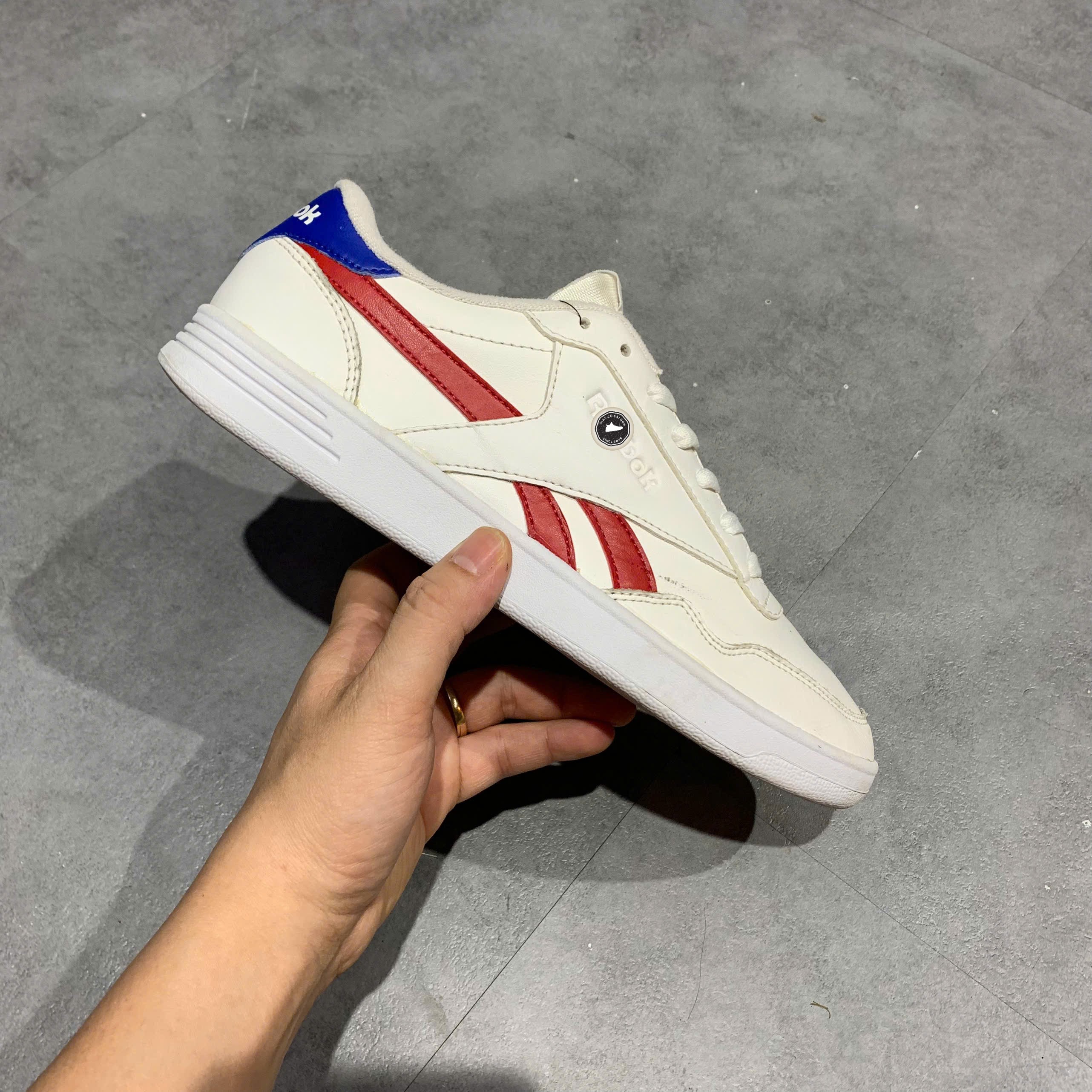 Giày Pickleball Reebok Royal Techque T White Red Blue - DV6673 - Size 40 - GIÀY 2HAND CHÍNH HÃNG PVN25302