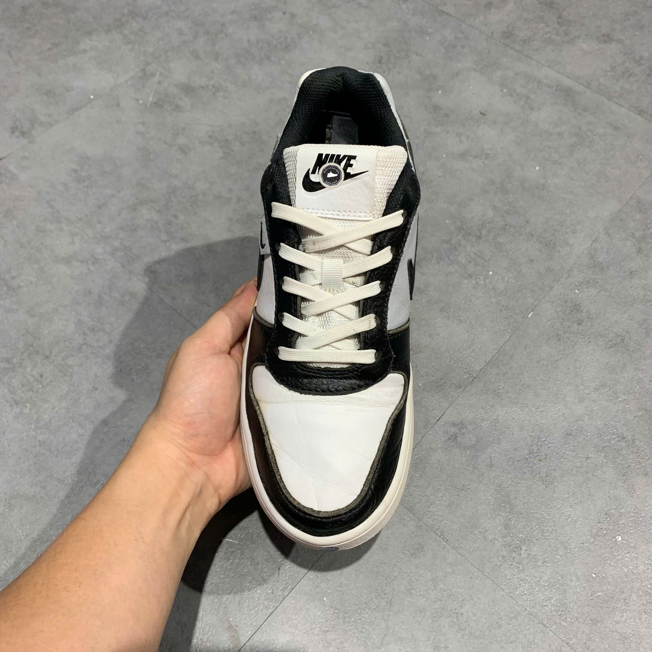 Giày Thời Trang Nike Court Borough Low 2 White Black - BQ5448-104 - Size 40 - GIÀY 2HAND CHÍNH HÃNG PVN25306
