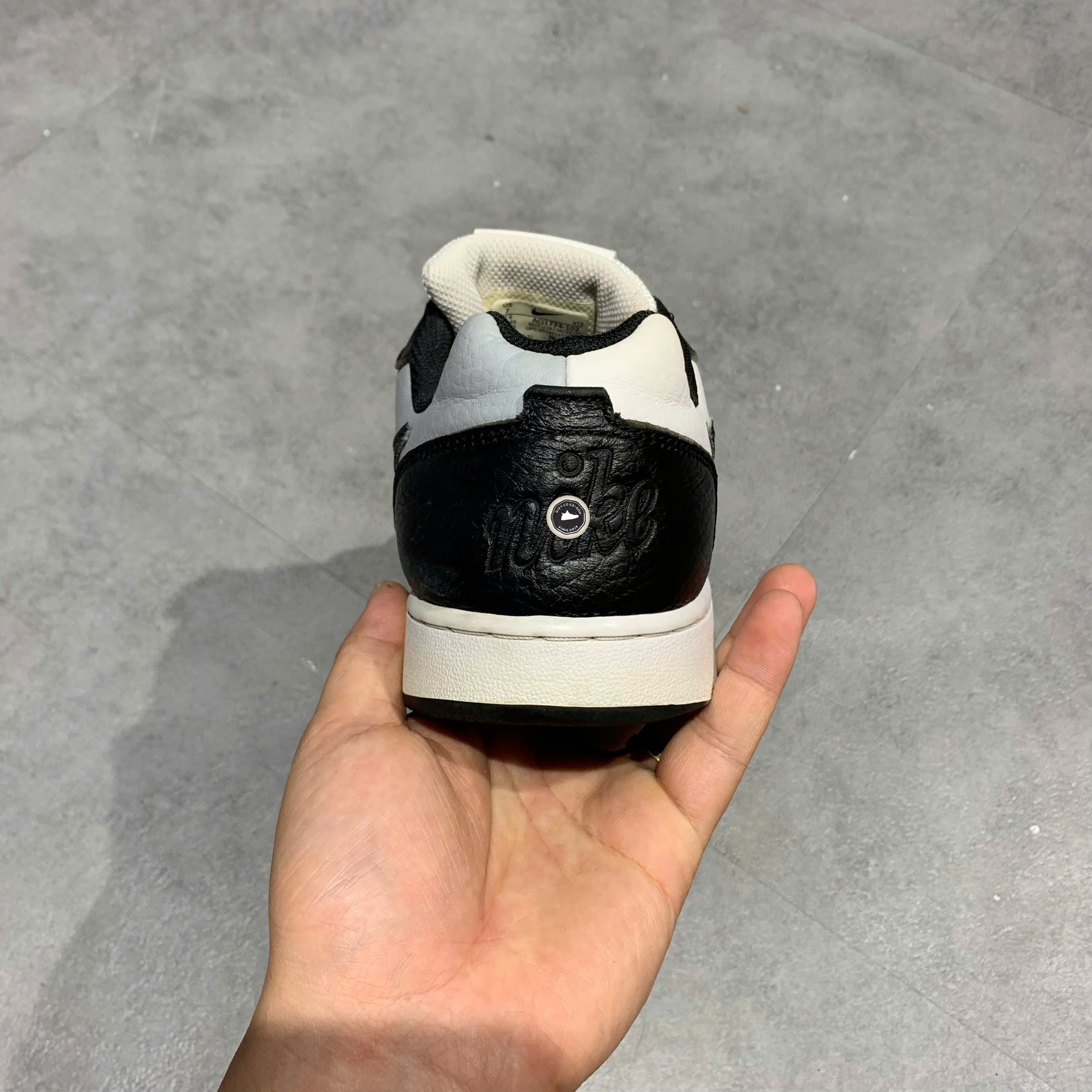 Giày Thời Trang Nike Court Borough Low 2 White Black - BQ5448-104 - Size 40 - GIÀY 2HAND CHÍNH HÃNG PVN25306