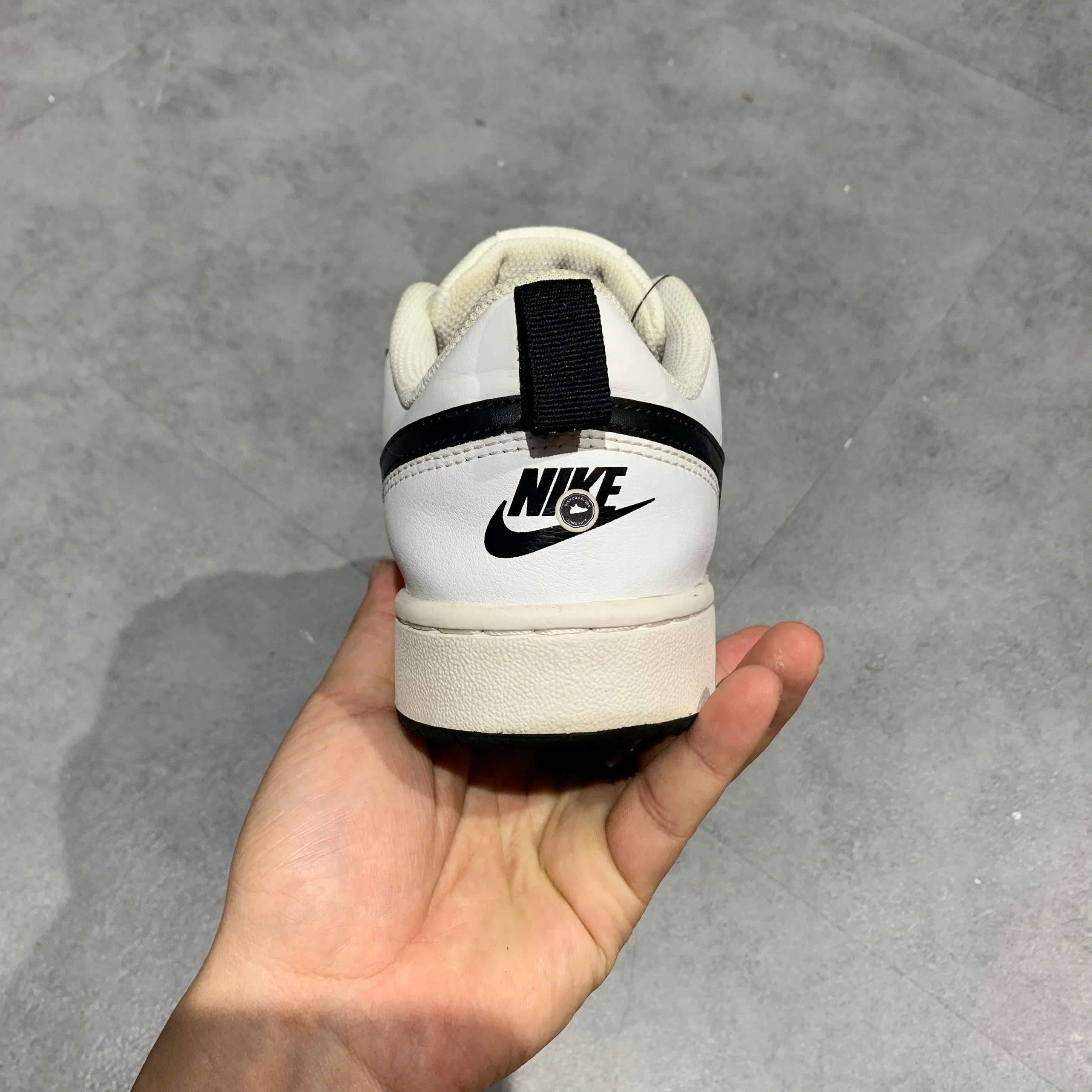 Giày Nike Court Borough Low 2 White Black - BQ5448-104 - Size 40 - GIÀY 2HAND CHÍNH HÃNG PVN