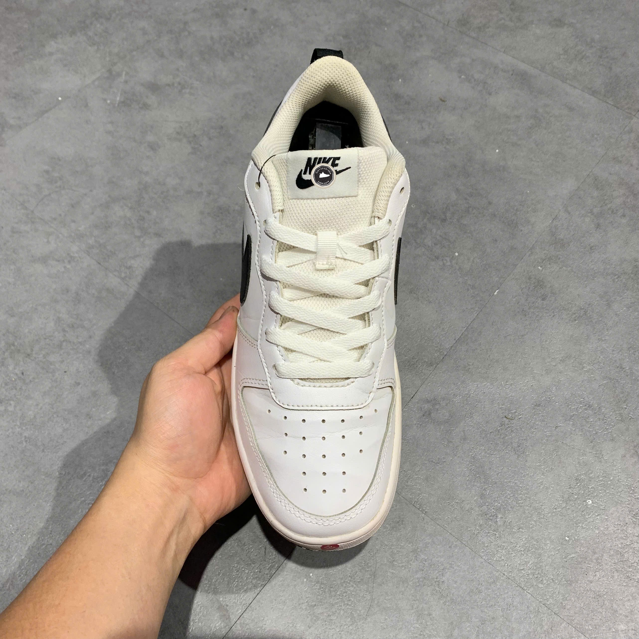 Giày Nike Court Borough Low 2 White Black - BQ5448-104 - Size 40 - GIÀY 2HAND CHÍNH HÃNG PVN
