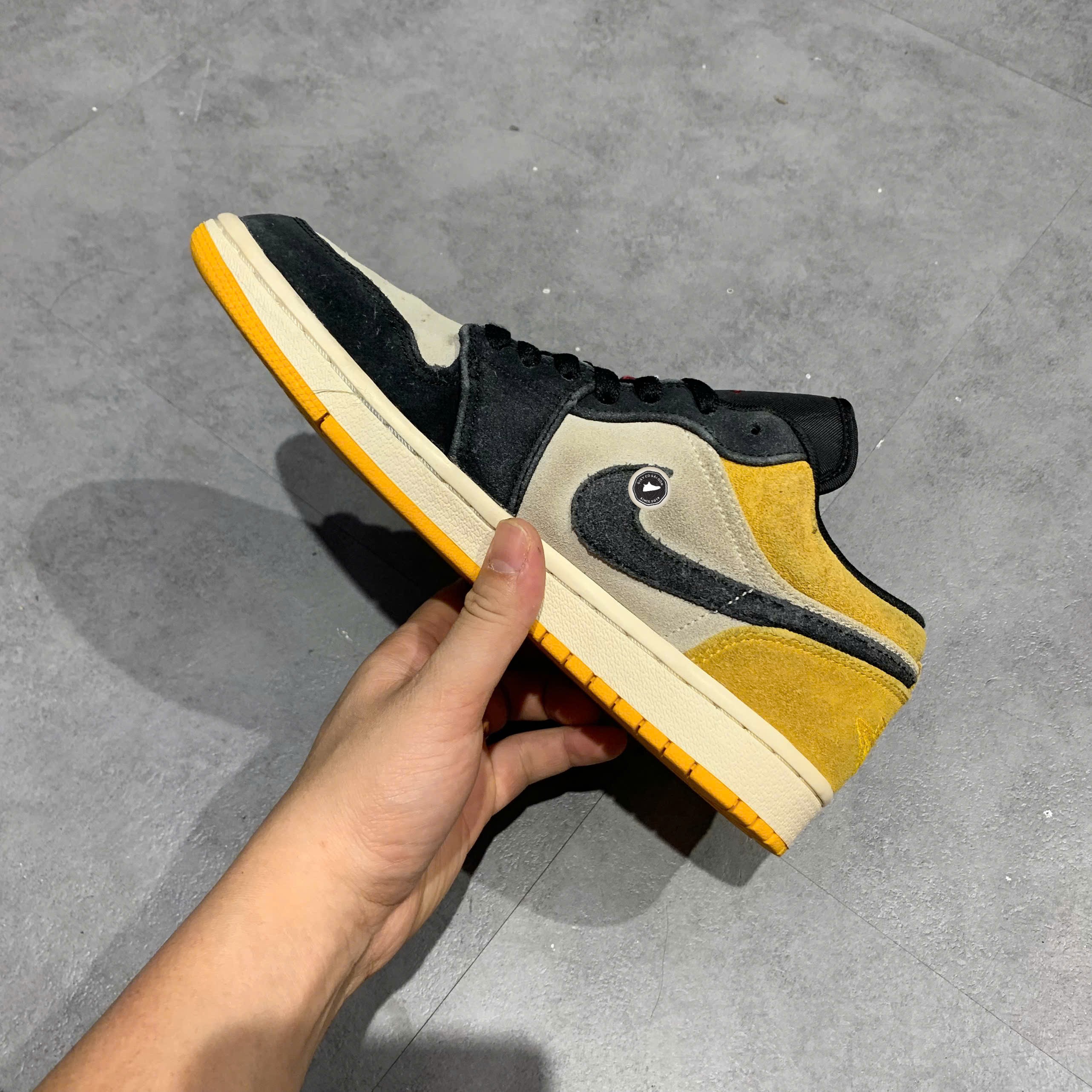 Air Jordan 1 Low SE Yellow Ochre - FJ4924-008 - Size 40.5 - GIÀY 2HAND CHÍNH HÃNG PVN25319