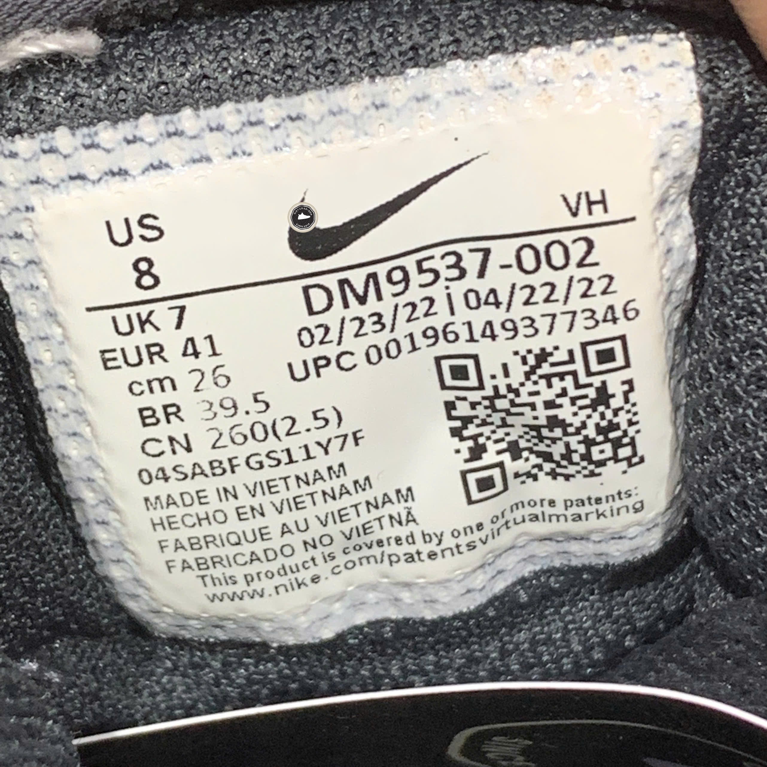 Nike Air Max SYSTM Dark Smoke Grey - DM9537-002 - Size 41 - GIÀY 2HAND CHÍNH HÃNG PVN25470