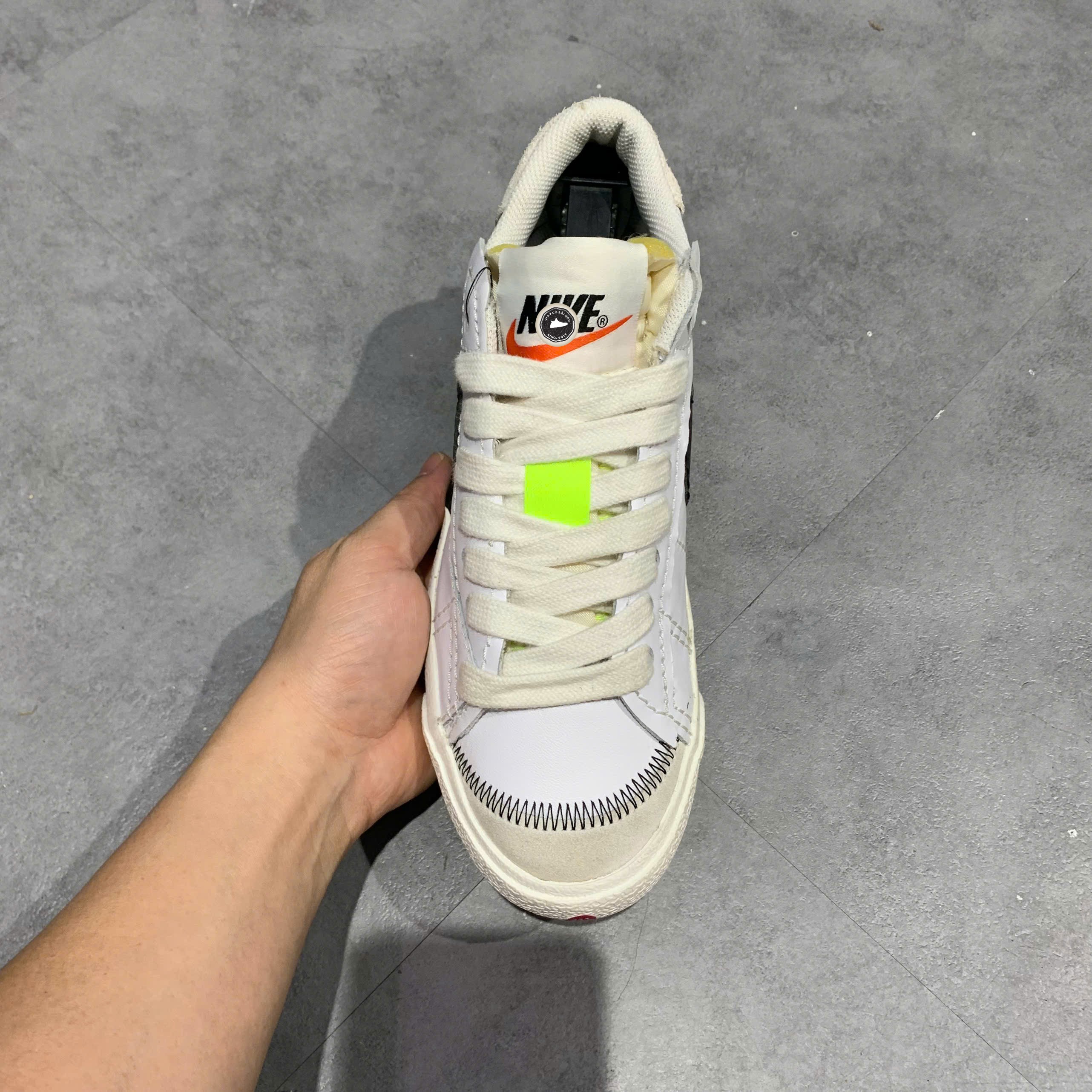 Nike Blazer Low '77 Jumbo White Black - DN2158-101 - Size 40 - GIÀY 2HAND CHÍNH HÃNG PVN25295