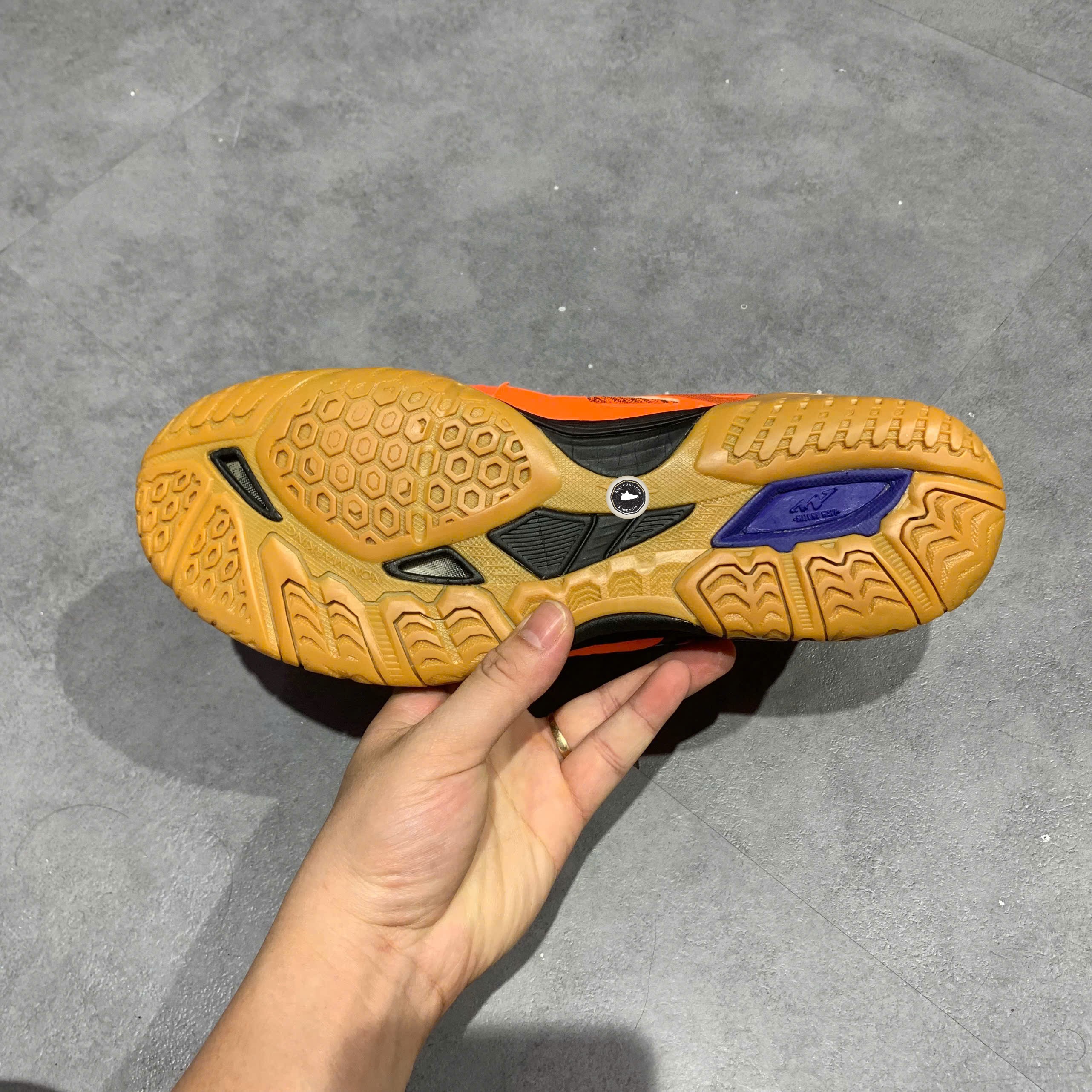 Mizuno Wave Medal Z2 Orange Black Blue - 81GA191054 - Size 40 - GIÀY 2HAND CHÍNH HÃNG PVN25476
