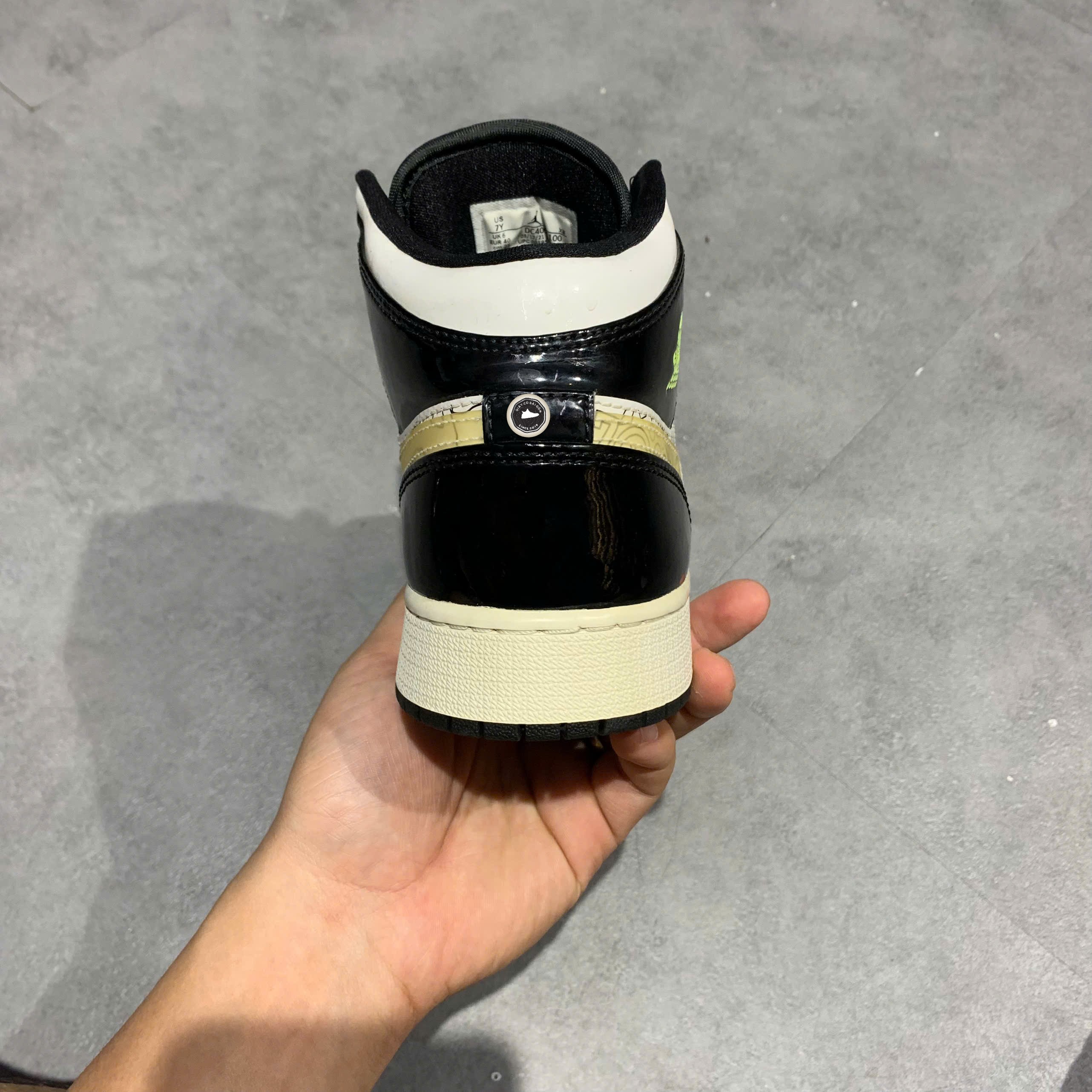 Nike Air Jordan 1 Mid SE GS 'DIY' - DC4099-100 - Size 40 - GIÀY 2HAND CHÍNH HÃNG PVN25381