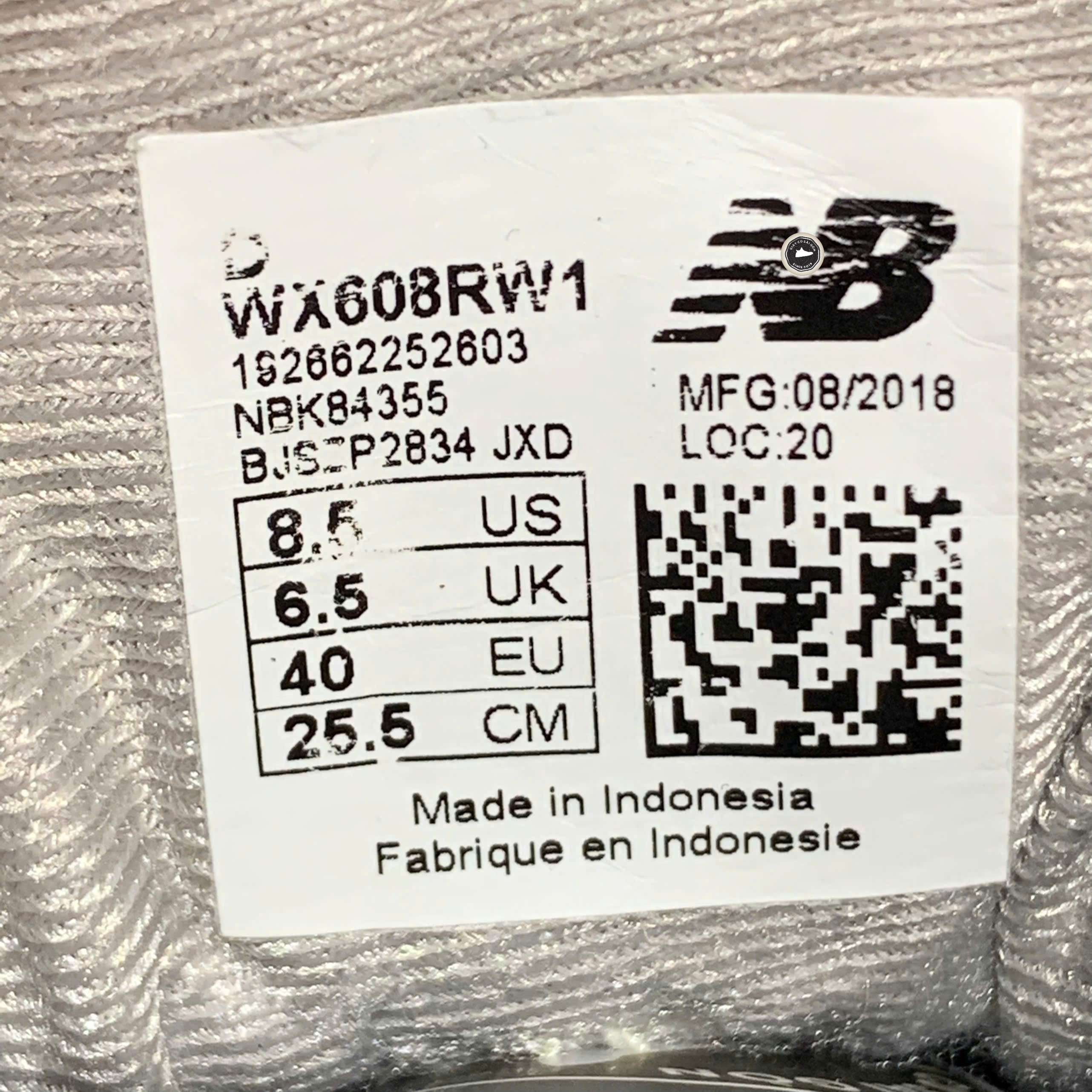 New Balance 608 White Beige - WX608RW1 - Size 40 - GIÀY 2HAND CHÍNH HÃNG PVN25363