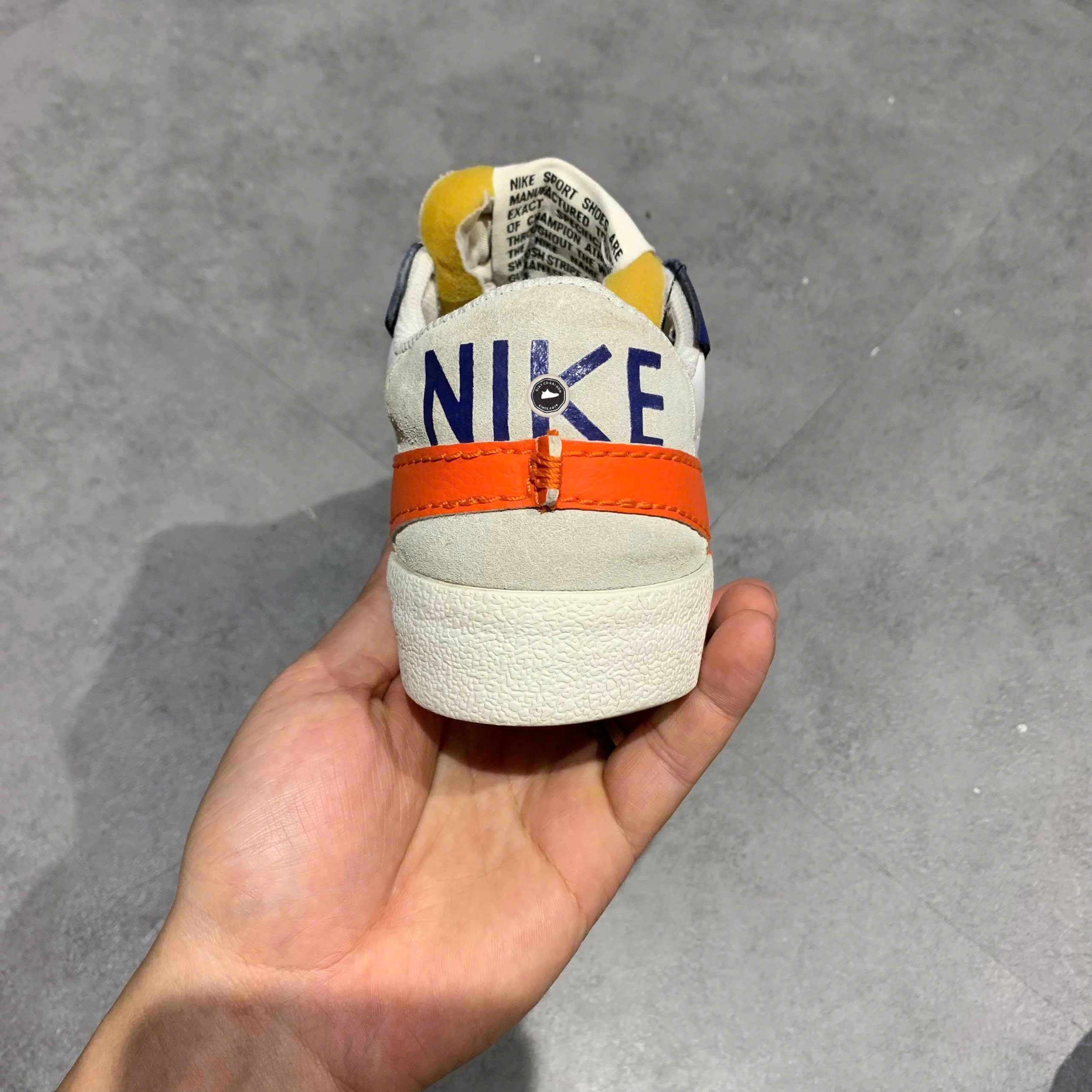 Nike Blazer Low '77 Jumbo 'White Dark Royal Blue' - DV9122-181 - Size 40 - GIÀY 2HAND CHÍNH HÃNG PVN25350
