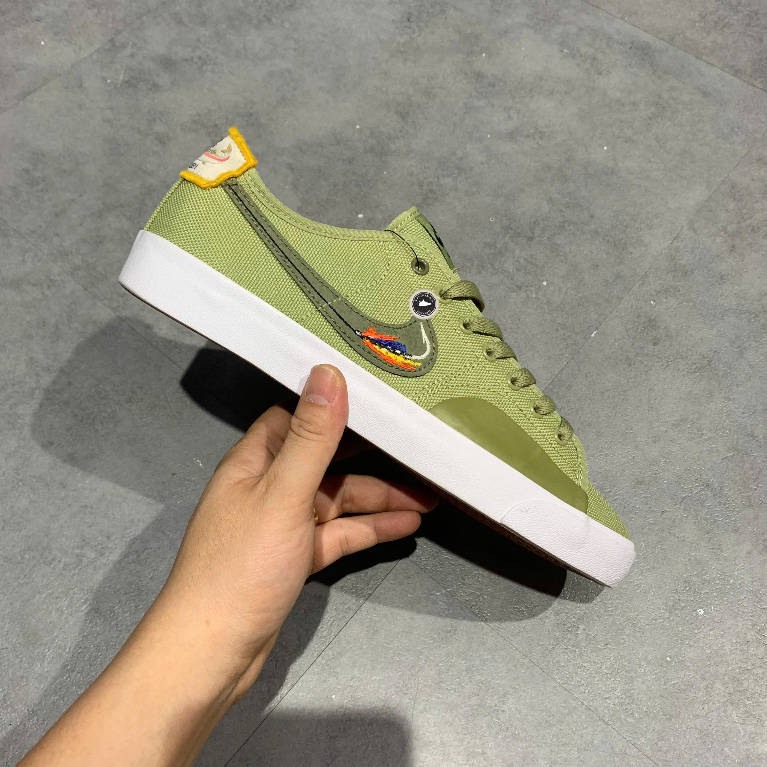 Nike SB Blazer Low Pro GT Premium Bicoastal - DC7695-300 - Size 41 - GIÀY 2HAND CHÍNH HÃNG PVN25406