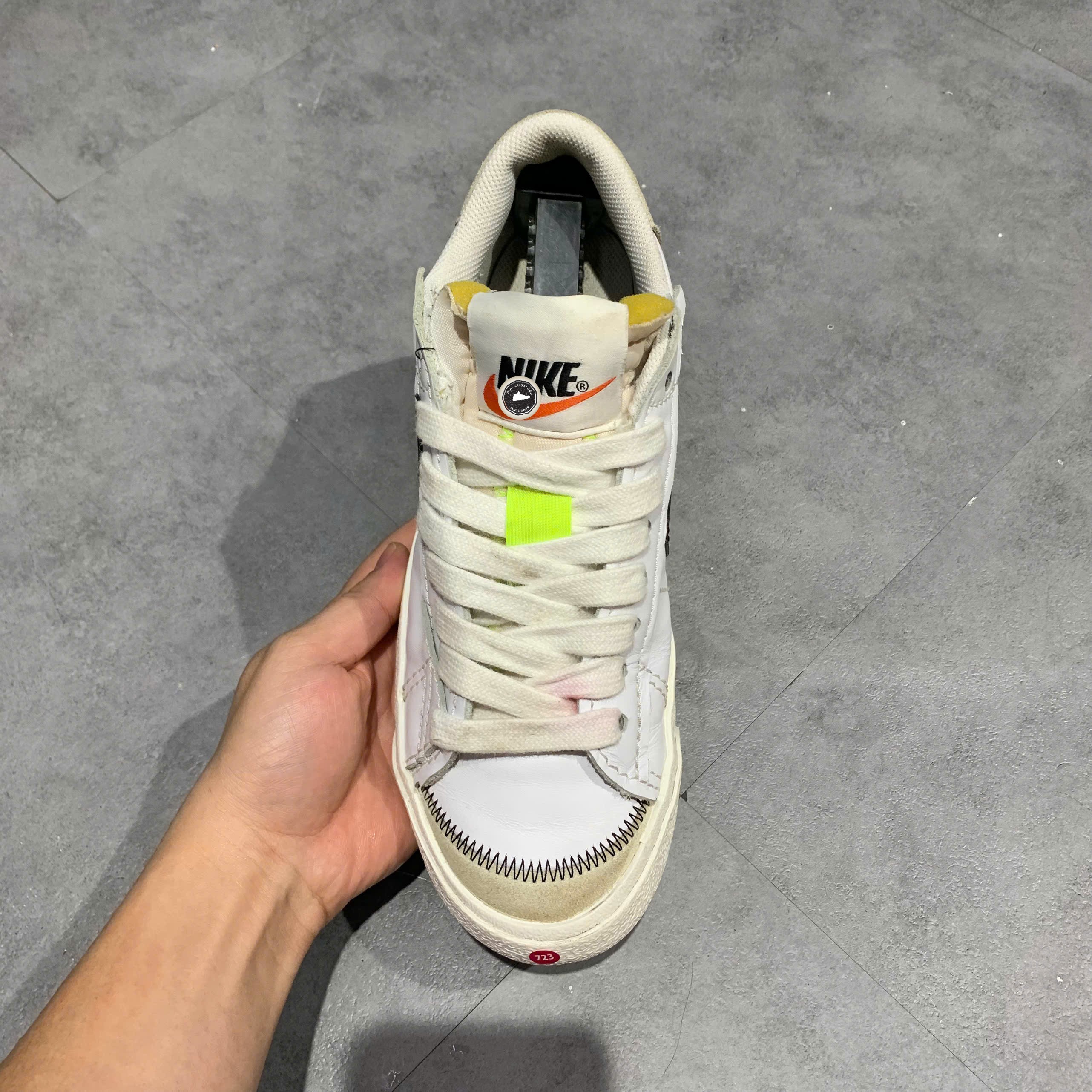 Nike Blazer Low '77 Jumbo White Black - DN2158-101 - Size 41 - GIÀY 2HAND CHÍNH HÃNG PVN25482