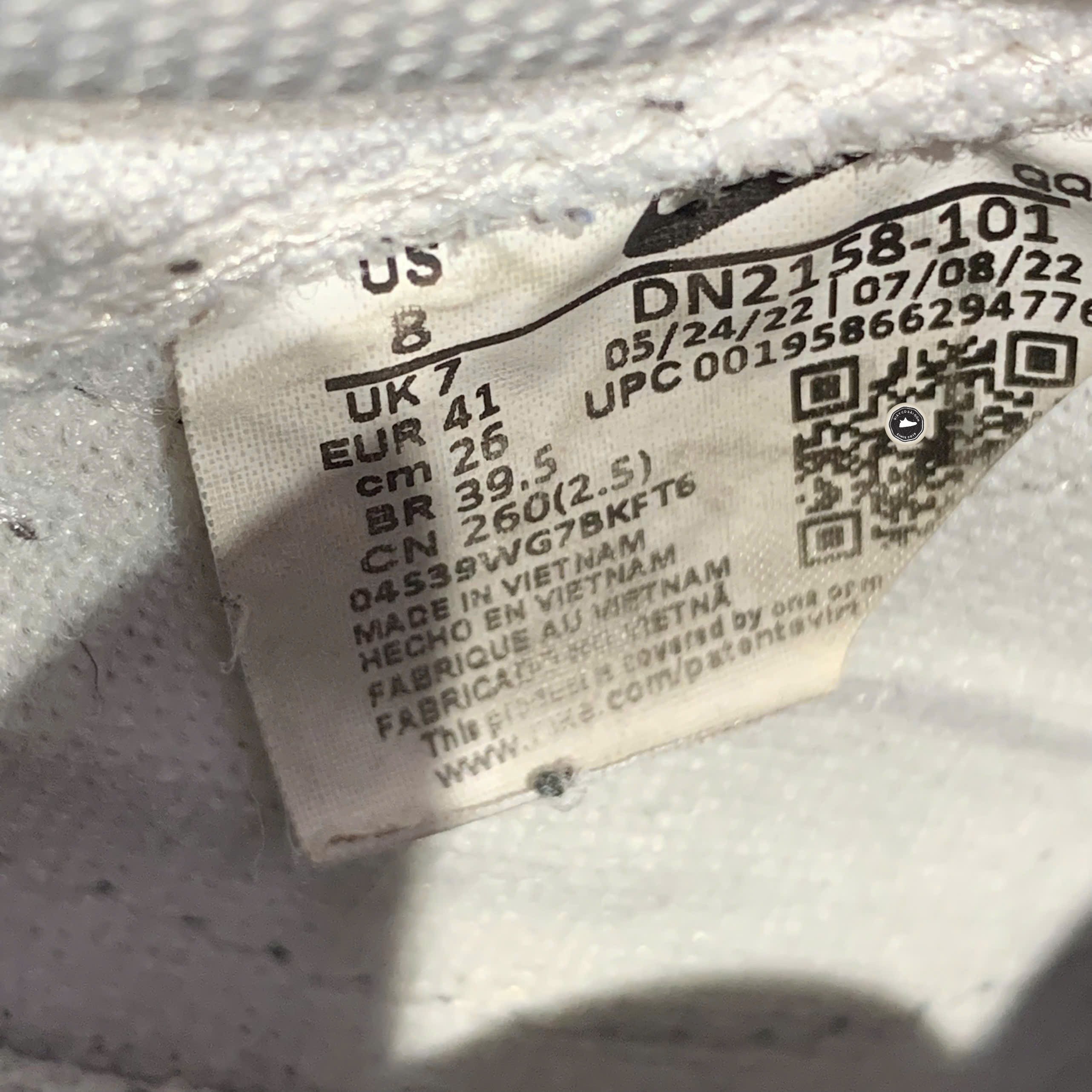 Nike Blazer Low '77 Jumbo White Black - DN2158-101 - Size 41 - GIÀY 2HAND CHÍNH HÃNG PVN25482