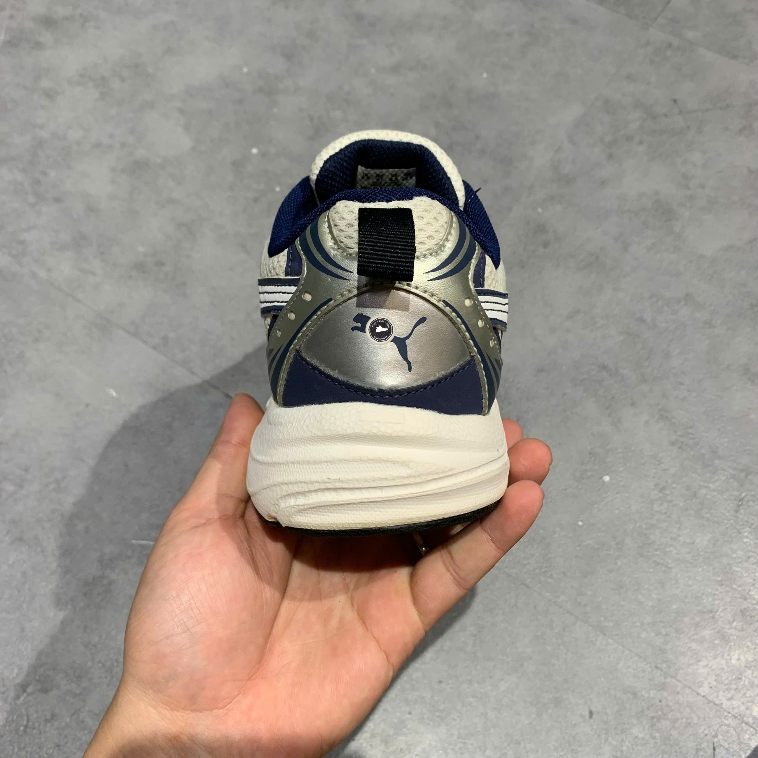 Puma Morphic White Club Navy - 392724-30 - Size 41 - GIÀY 2HAND CHÍNH HÃNG PVN25496