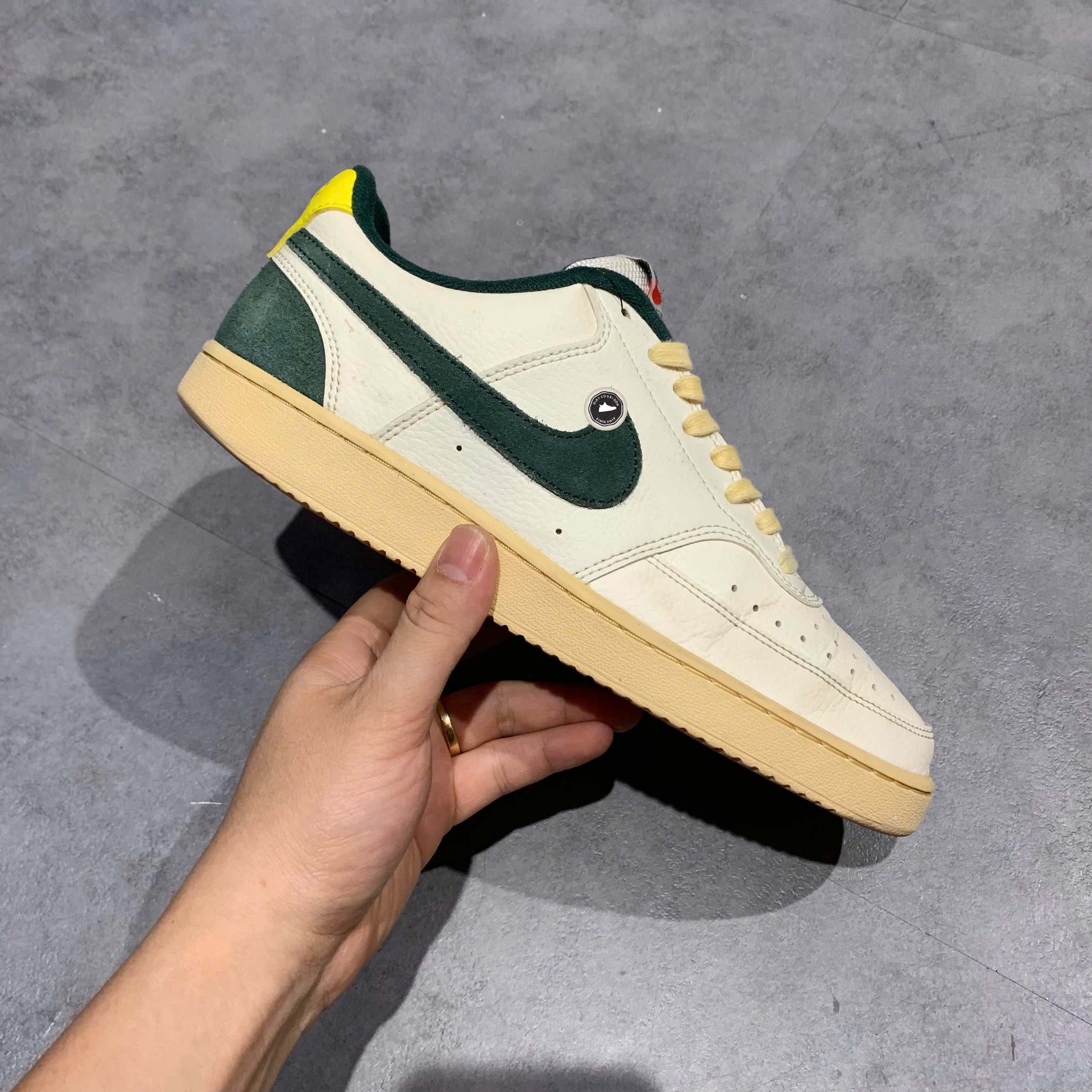 Nike Court Vision Low Sail Pro Green - FD0320-133 - Size 41 - GIÀY 2HAND CHÍNH HÃNG PVN25448
