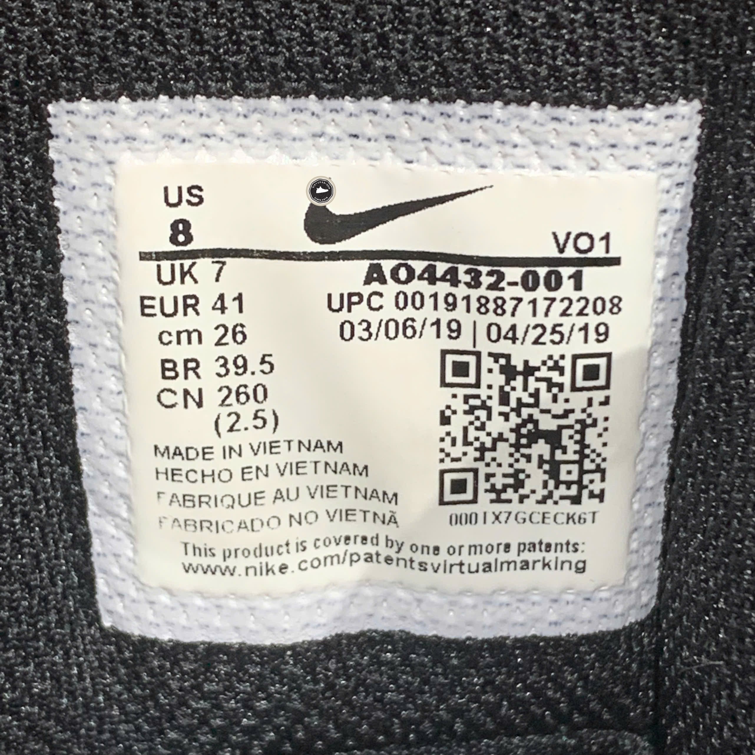 Nike LeBron Witness 4 Black White - BV7427-001 - Size 41 - GIÀY 2HAND CHÍNH HÃNG PVN25475