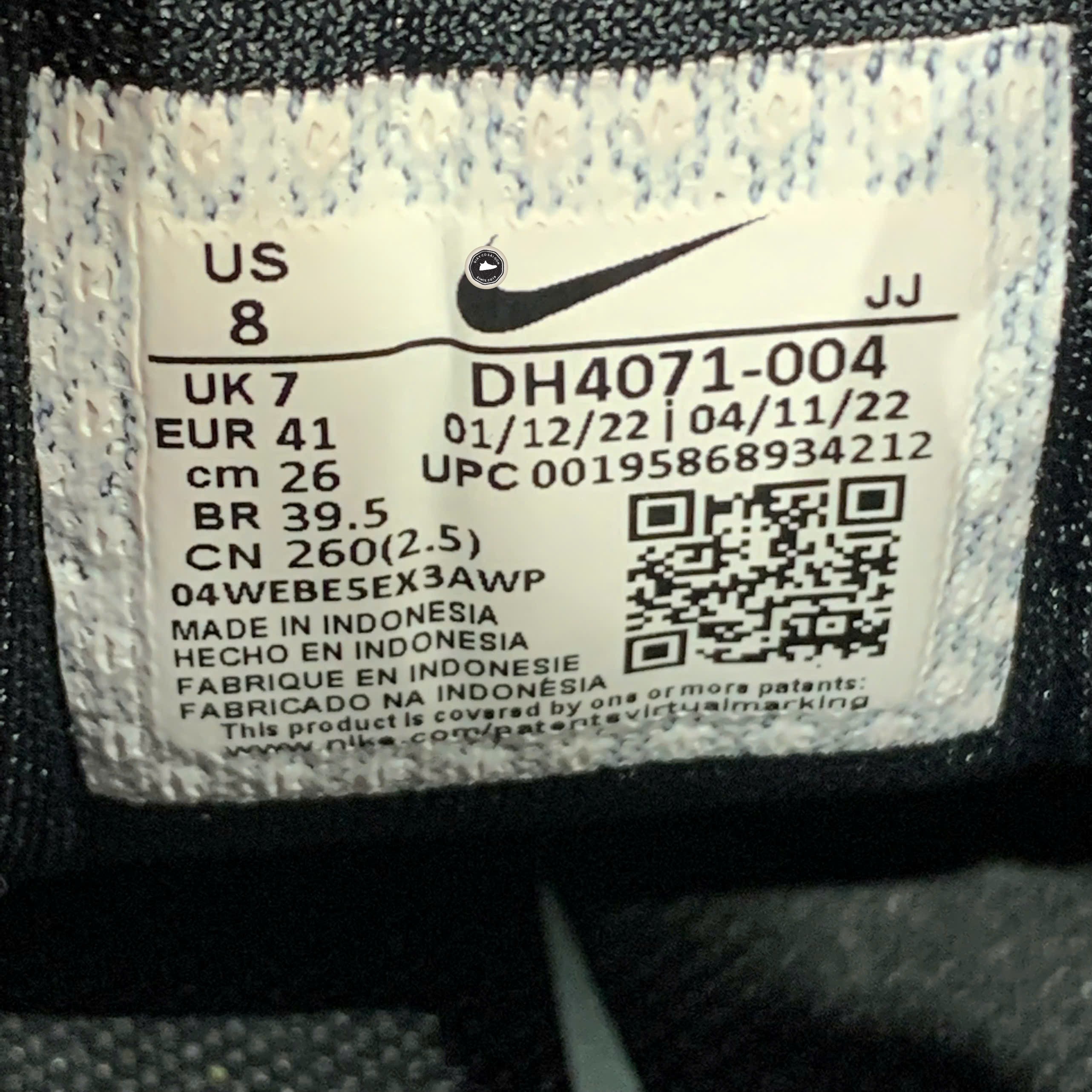 Nike Air Zoom Pegasus 39 Light Bone Black - DH4071-003 - Size 41 - GIÀY 2HAND CHÍNH HÃNG PVN25441