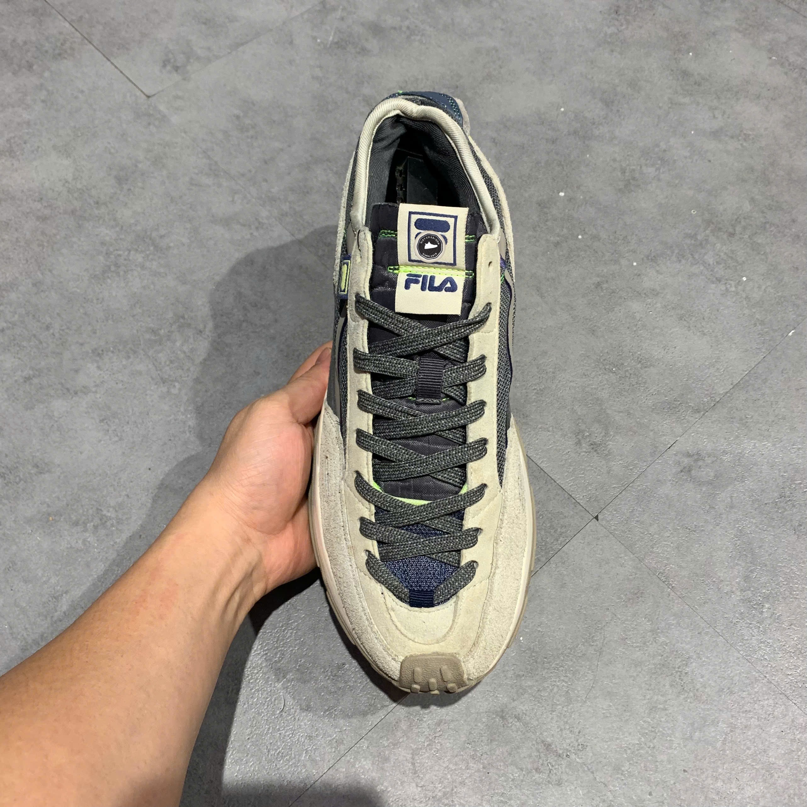 Fila Zagato Grey Beige Yellow - 1TM01571D-050 - Size 41 - GIÀY 2HAND CHÍNH HÃNG PVN25395