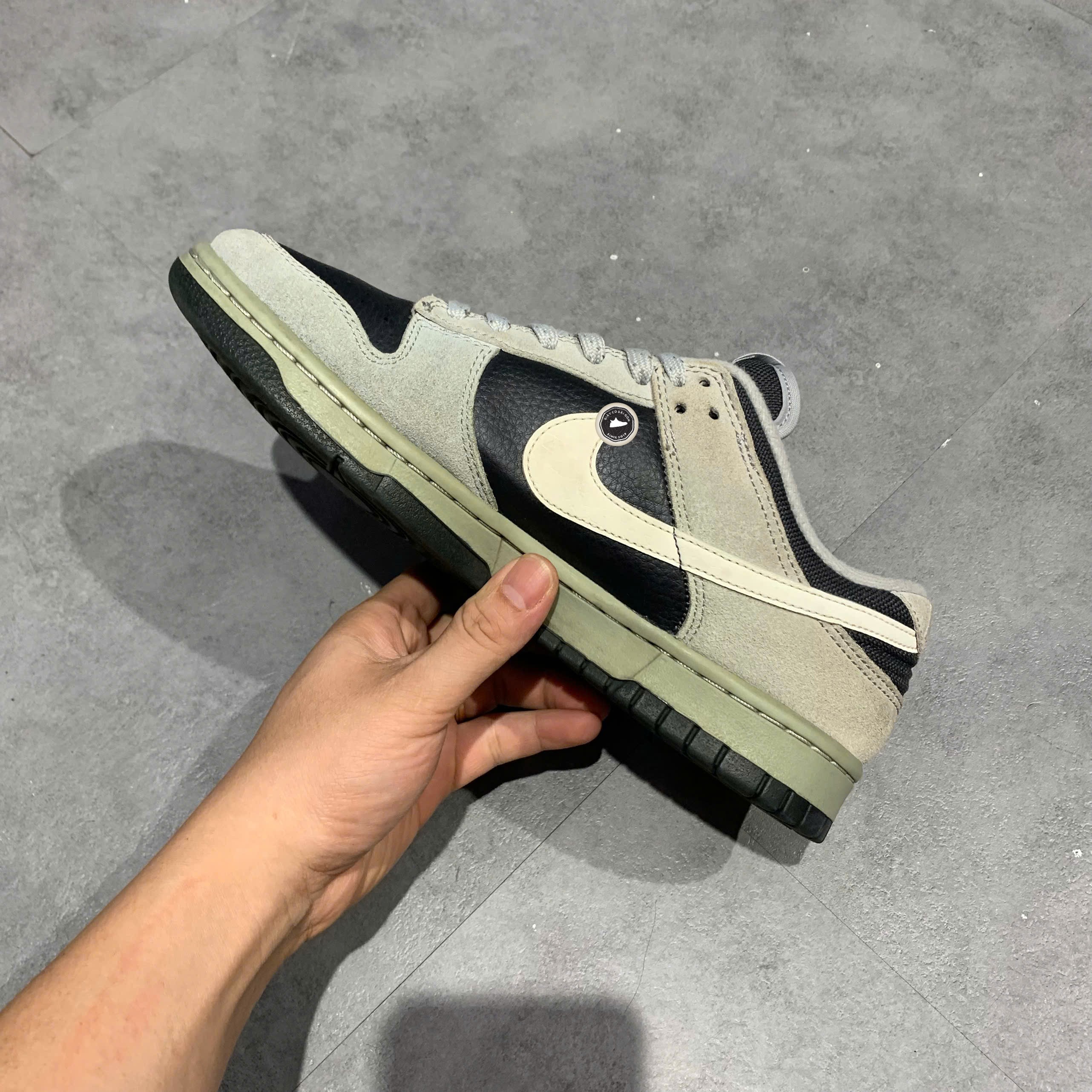 Nike Dunk Low Light Bone Black - DZ2538-001 - Size 41 - GIÀY 2HAND CHÍNH HÃNG PVN25478