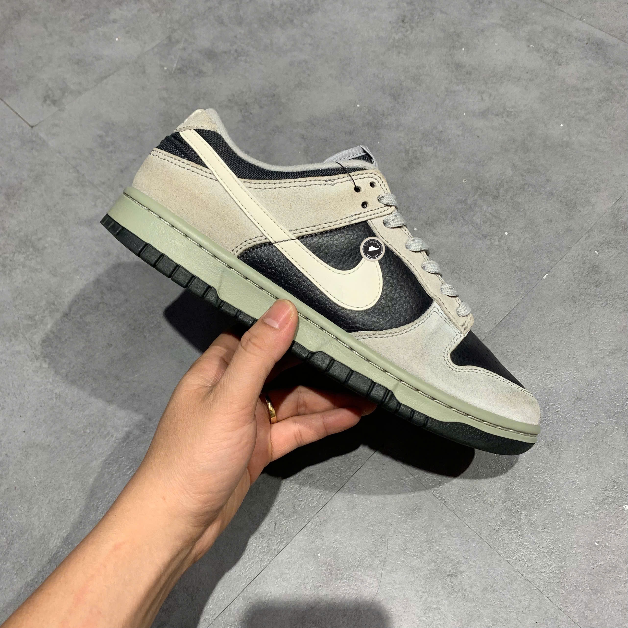 Nike Dunk Low Light Bone Black - DZ2538-001 - Size 41 - GIÀY 2HAND CHÍNH HÃNG PVN25478