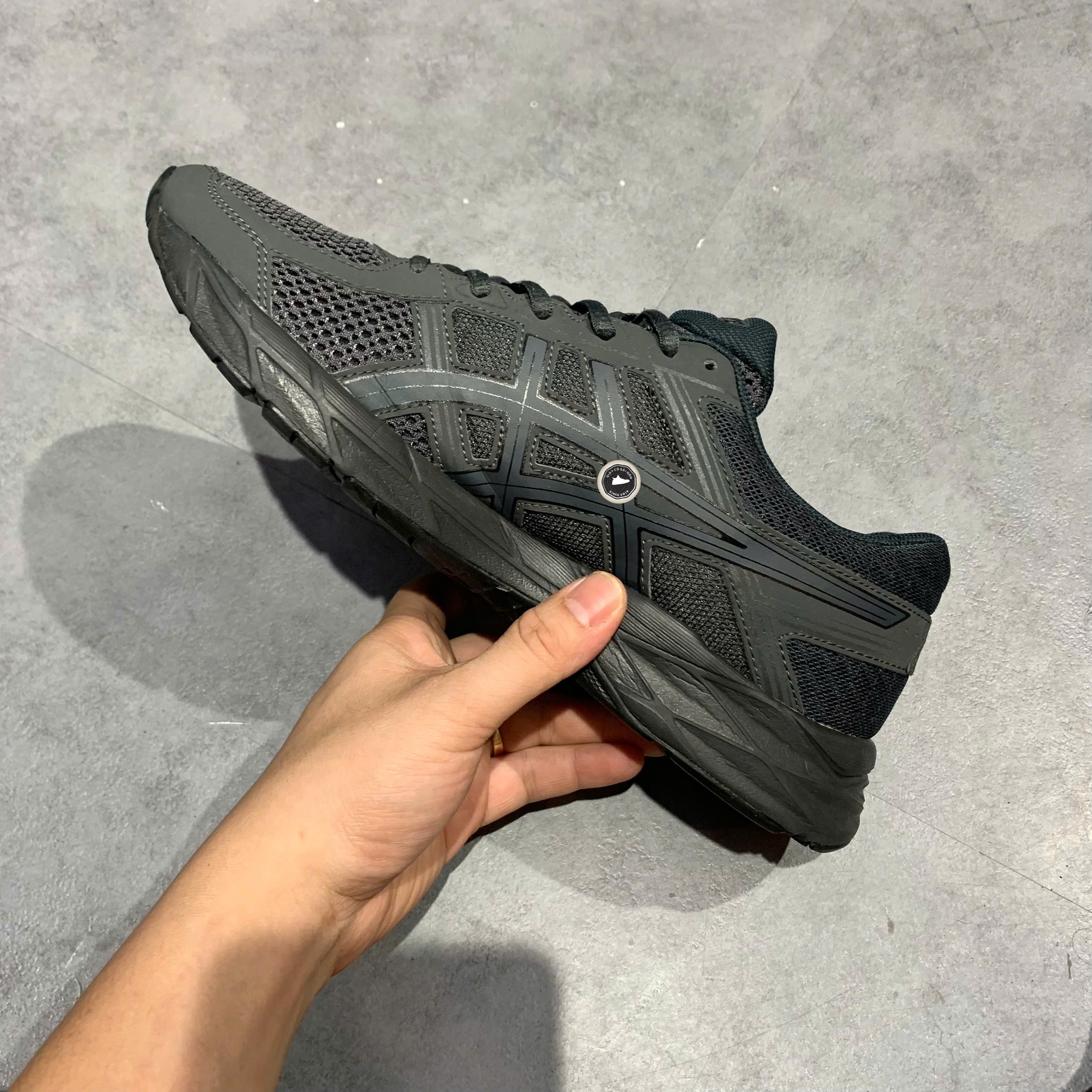ASICS Gel-Contend 4 Triple Black - T715N-9090 - Size 41.5 - GIÀY 2HAND CHÍNH HÃNG PVN25497