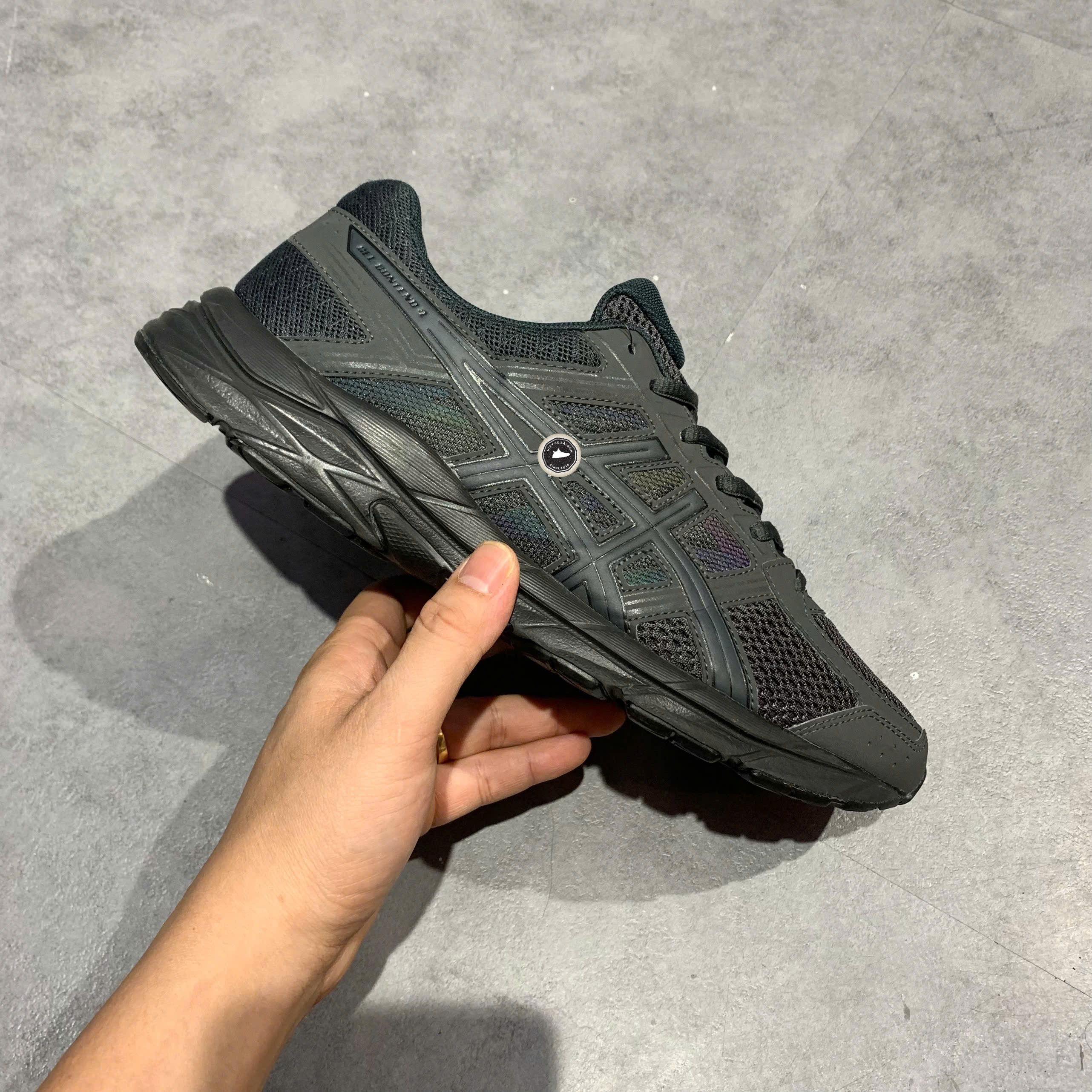 ASICS Gel-Contend 4 Triple Black - T715N-9090 - Size 41.5 - GIÀY 2HAND CHÍNH HÃNG PVN25497