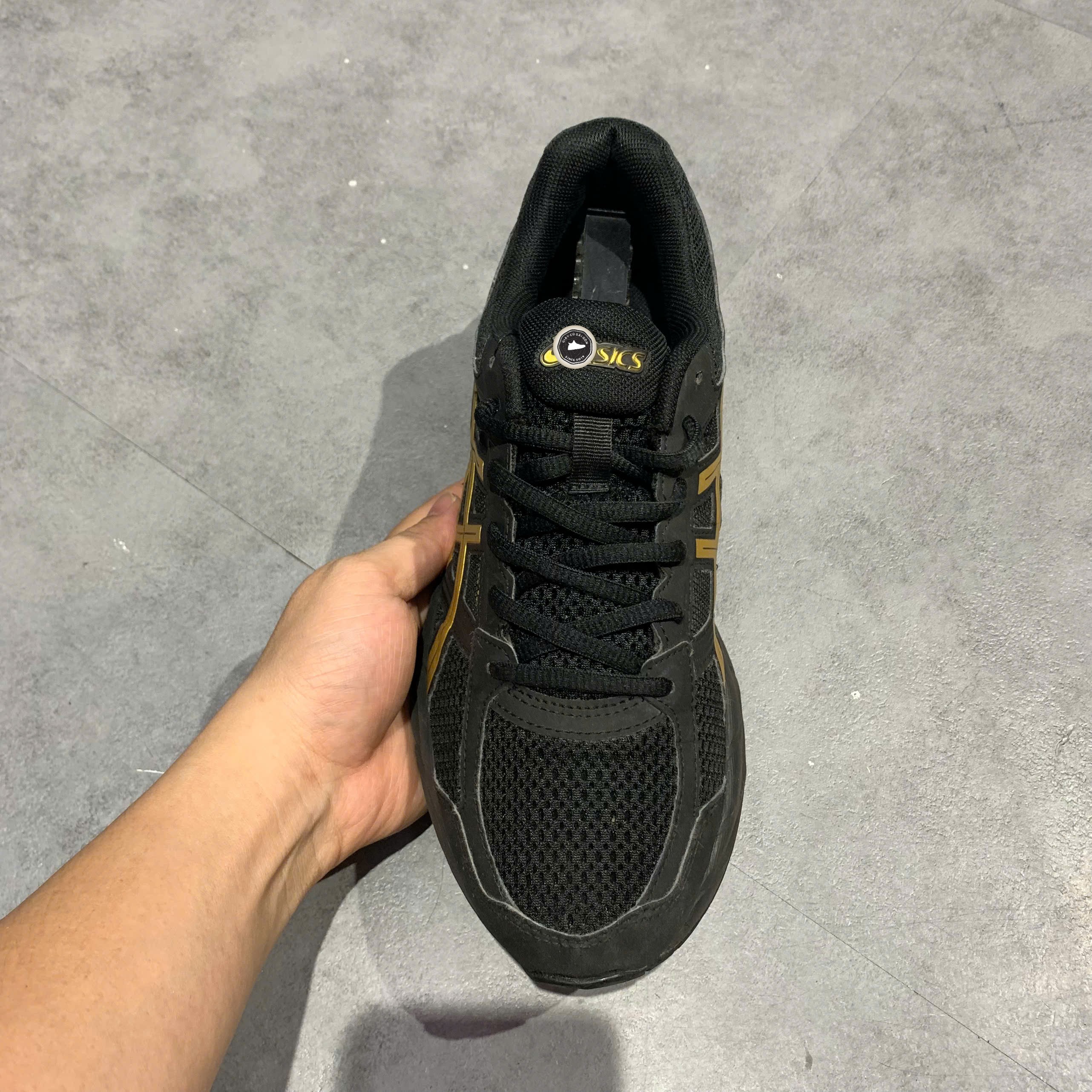 Asics Gel-Contend 4 Black Gold - T715N-9094 - Size 41.5 - GIÀY 2HAND CHÍNH HÃNG PVN25396