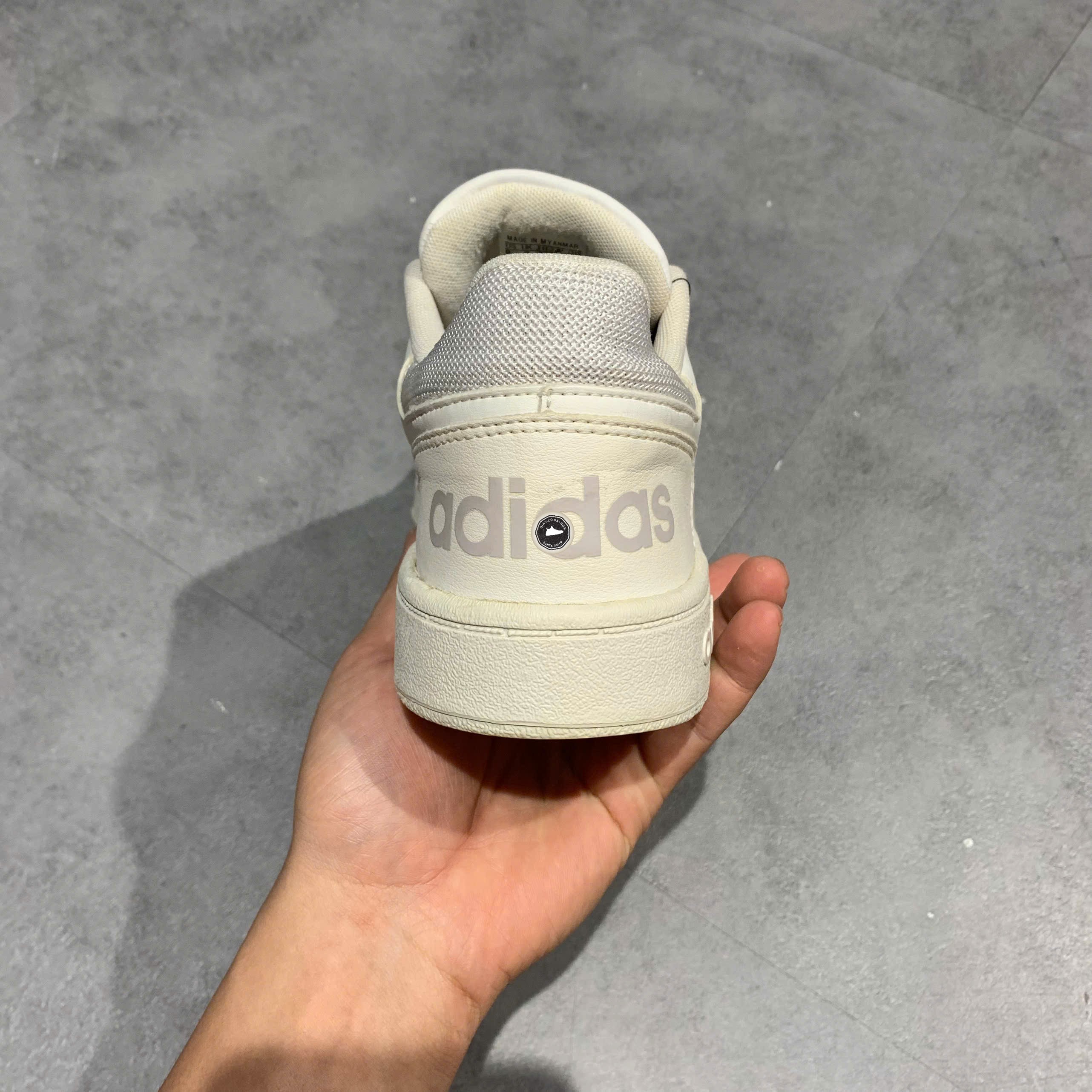 adidas Hoops 2.0 Low Cloud White - DB1085 - Size 42 - GIÀY 2HAND CHÍNH HÃNG PVN25629