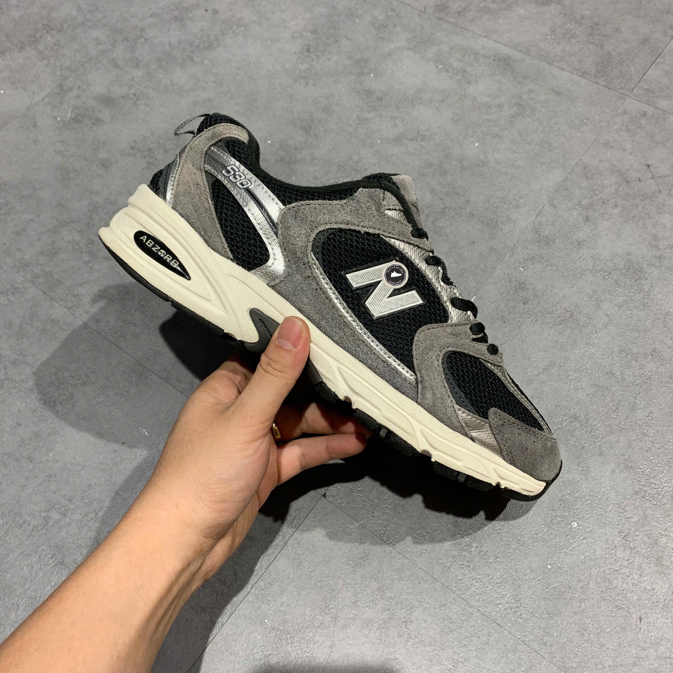 New Balance 530 Black Silver - MR530BG - Size 42.5 - GIÀY 2HAND CHÍNH HÃNG PVN25572