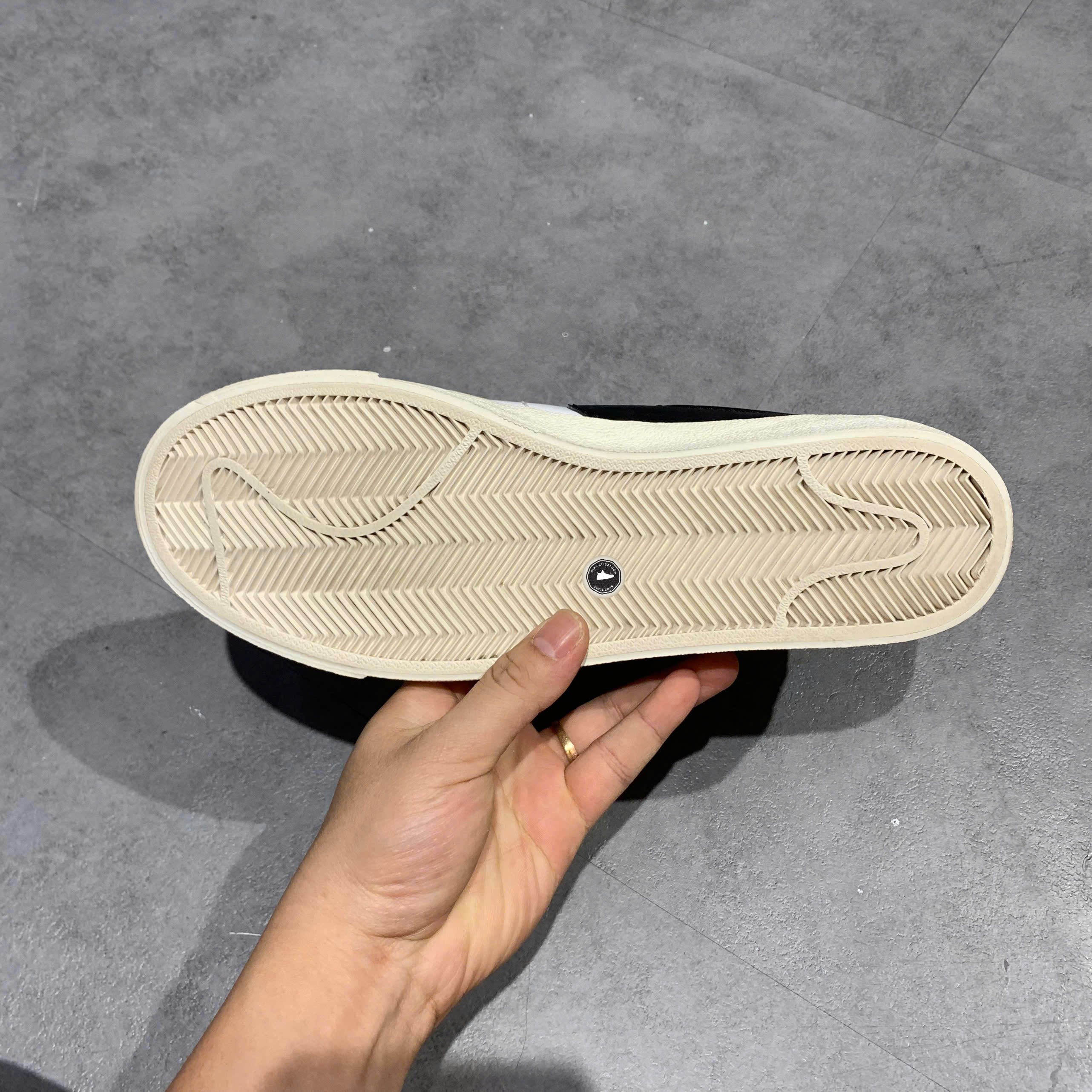 Nike Blazer Low '77 Jumbo White Black - DN2158-101 - Size 42 - GIÀY 2HAND CHÍNH HÃNG PVN25611