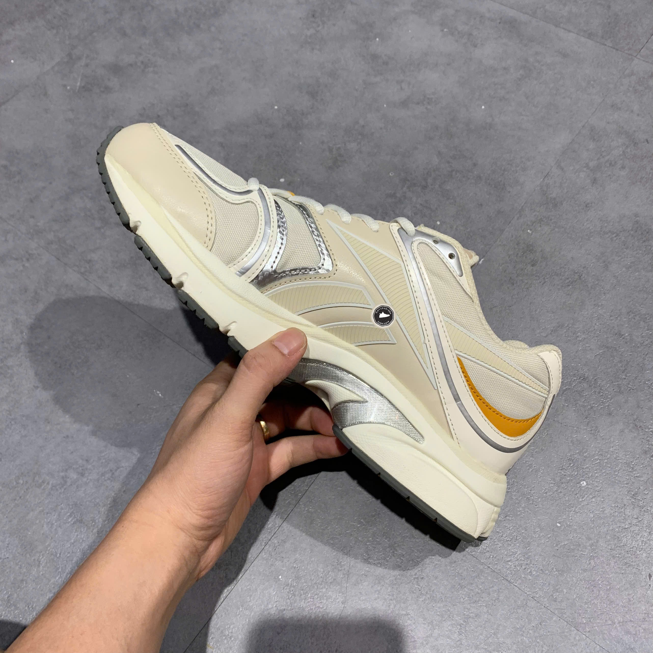 Reebok Premier Road Plus VI Cordura Alabaster Chalk Bright Ochre - HP2473 - Size 42 - GIÀY 2HAND CHÍNH HÃNG PVN25562