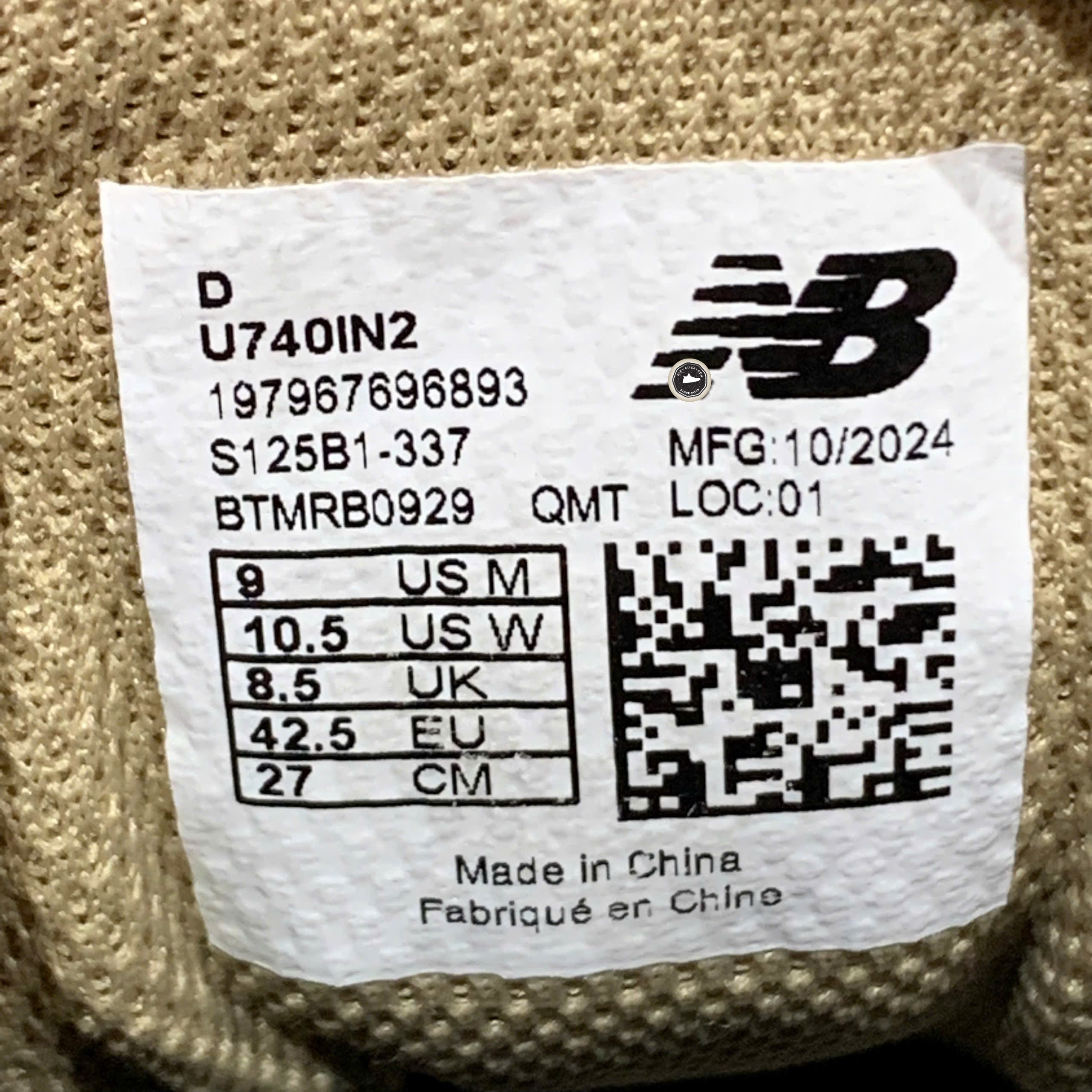 New Balance 740 Incense - U740IN2 - Size 42.5 - GIÀY 2HAND CHÍNH HÃNG PVN25595
