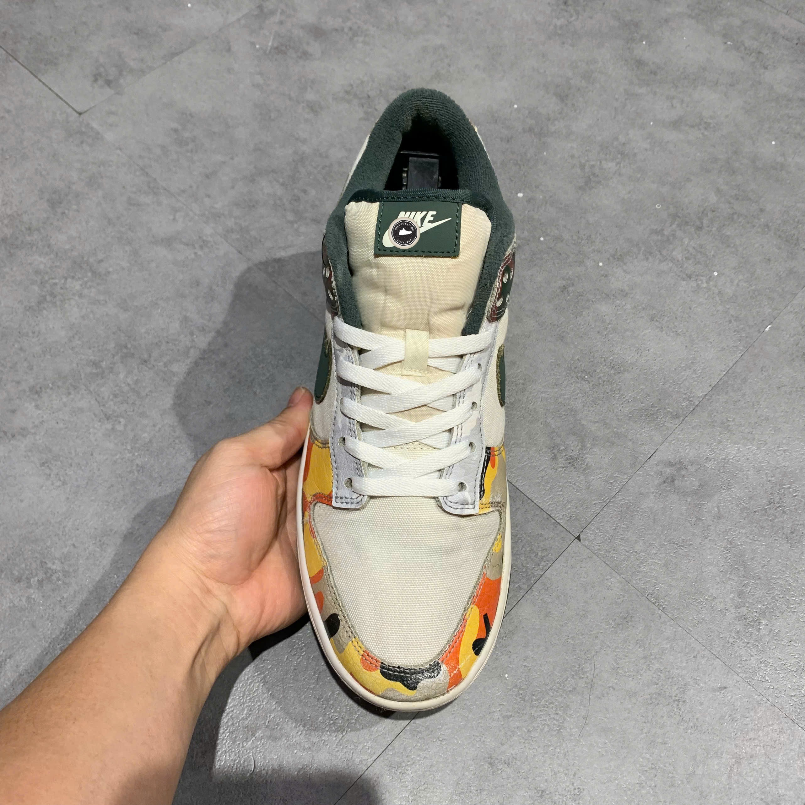 Nike Dunk Low SE Sail Multi-Camo - DH0957-100 - Size 42 - GIÀY 2HAND CHÍNH HÃNG PVN25584