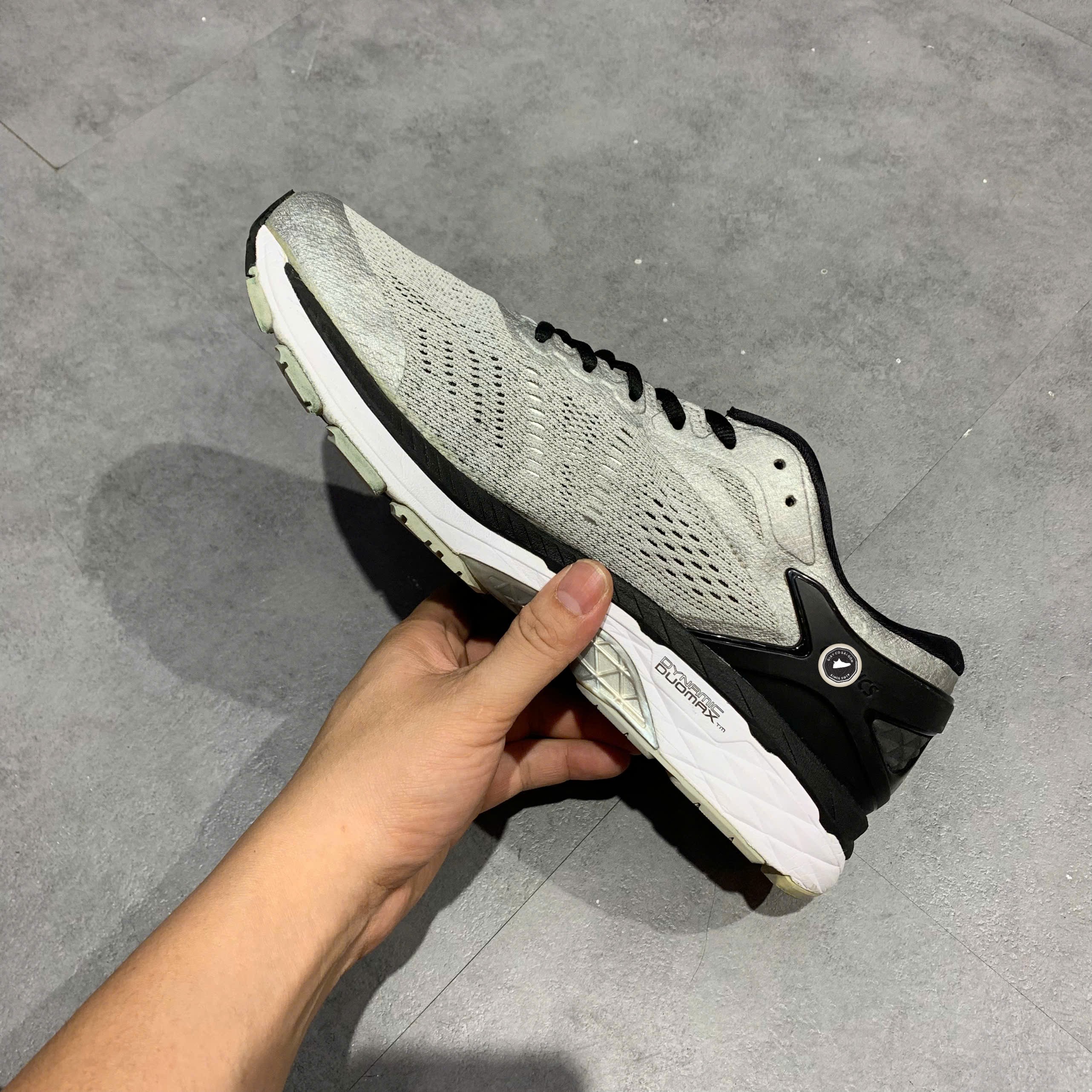 Asics Gel-Kayano 24 Silver Black (4E Extra Wide) - T7A1N - Size 42 - GIÀY 2HAND CHÍNH HÃNG PVN25607