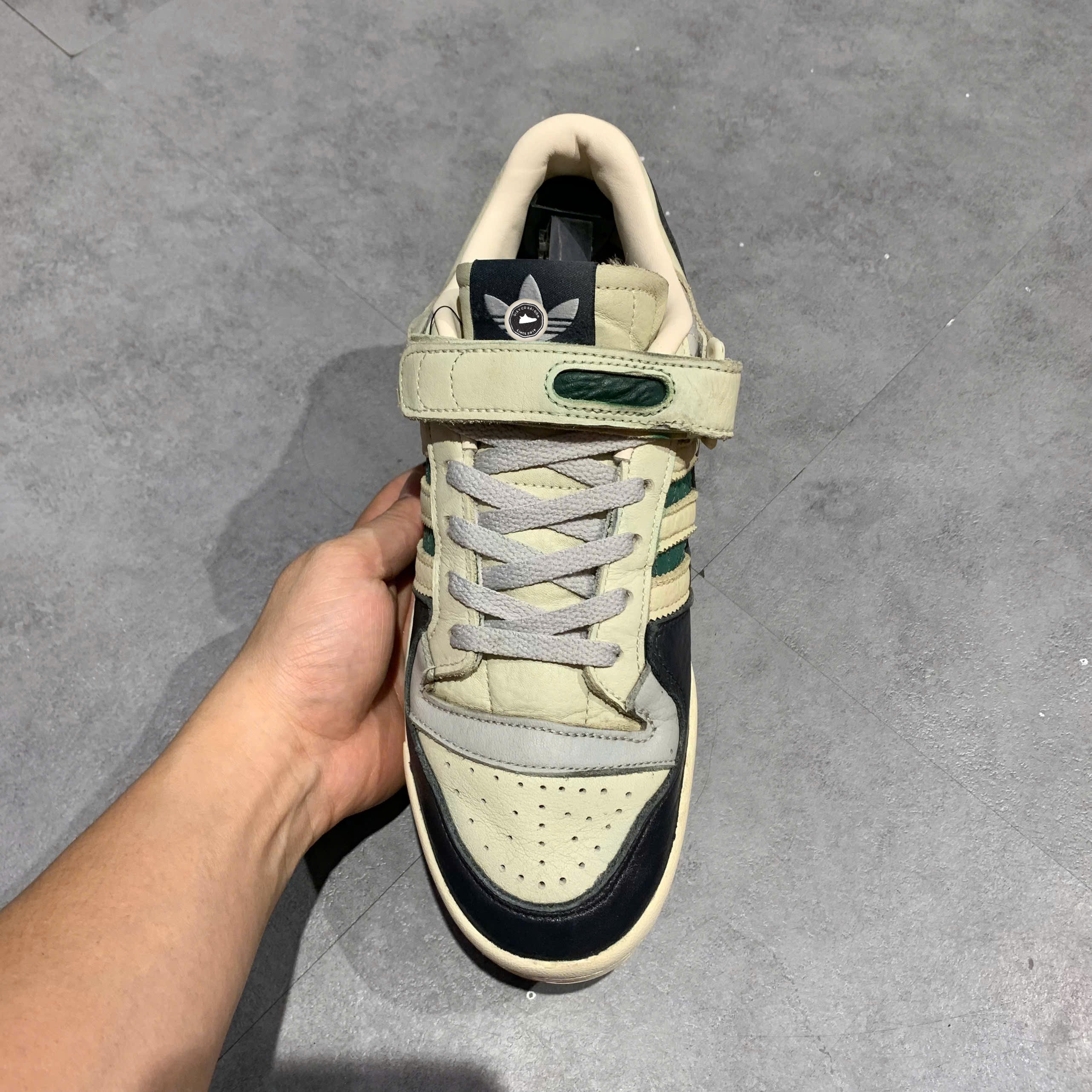 Adidas Forum Low Off White Collegiate Green - HQ6938 - Size 42 - GIÀY 2HAND CHÍNH HÃNG PVN25520