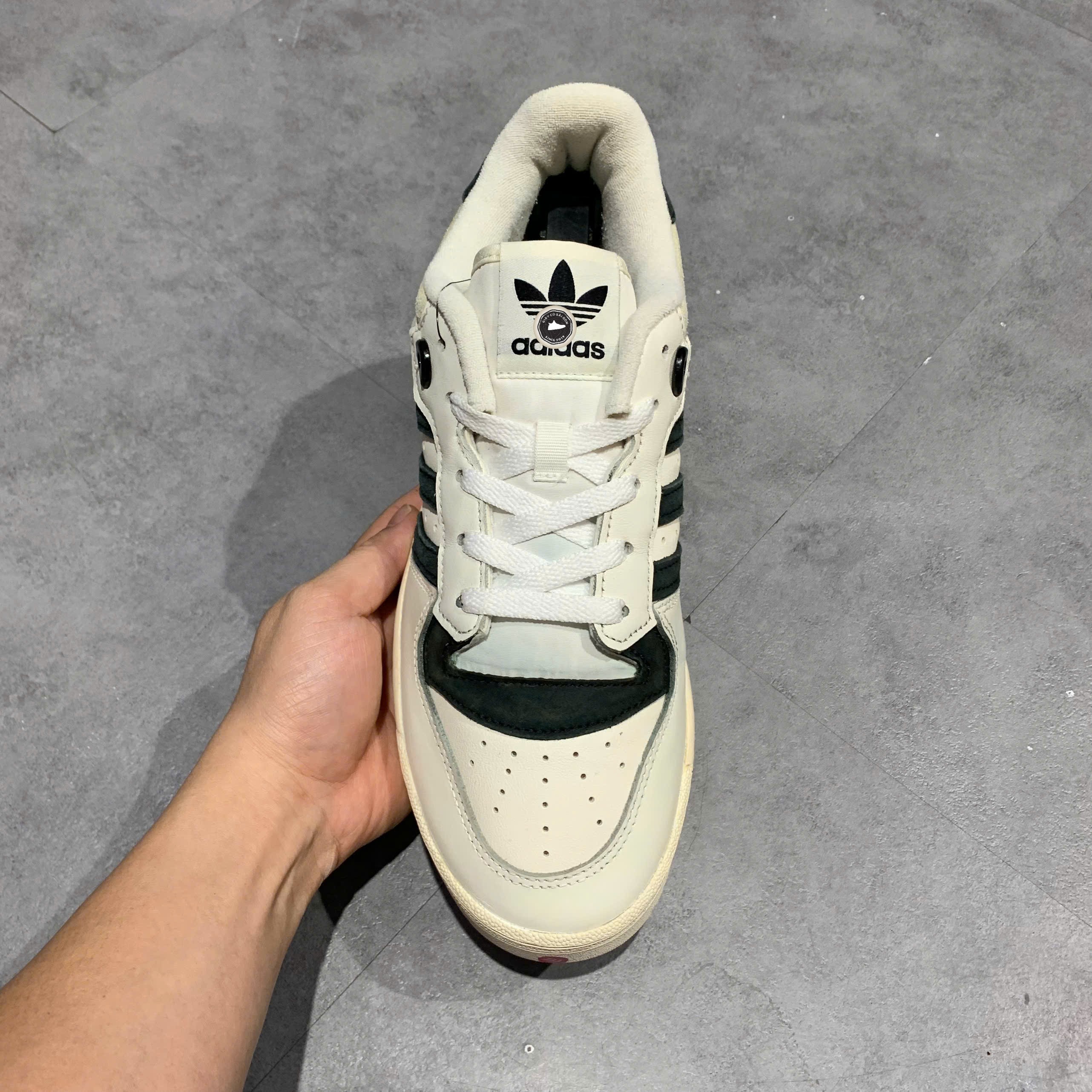 Adidas Rivalry Low 86 Cloud White Core Black - IF5181 - Size 42 2/3 - GIÀY 2HAND CHÍNH HÃNG PVN25547