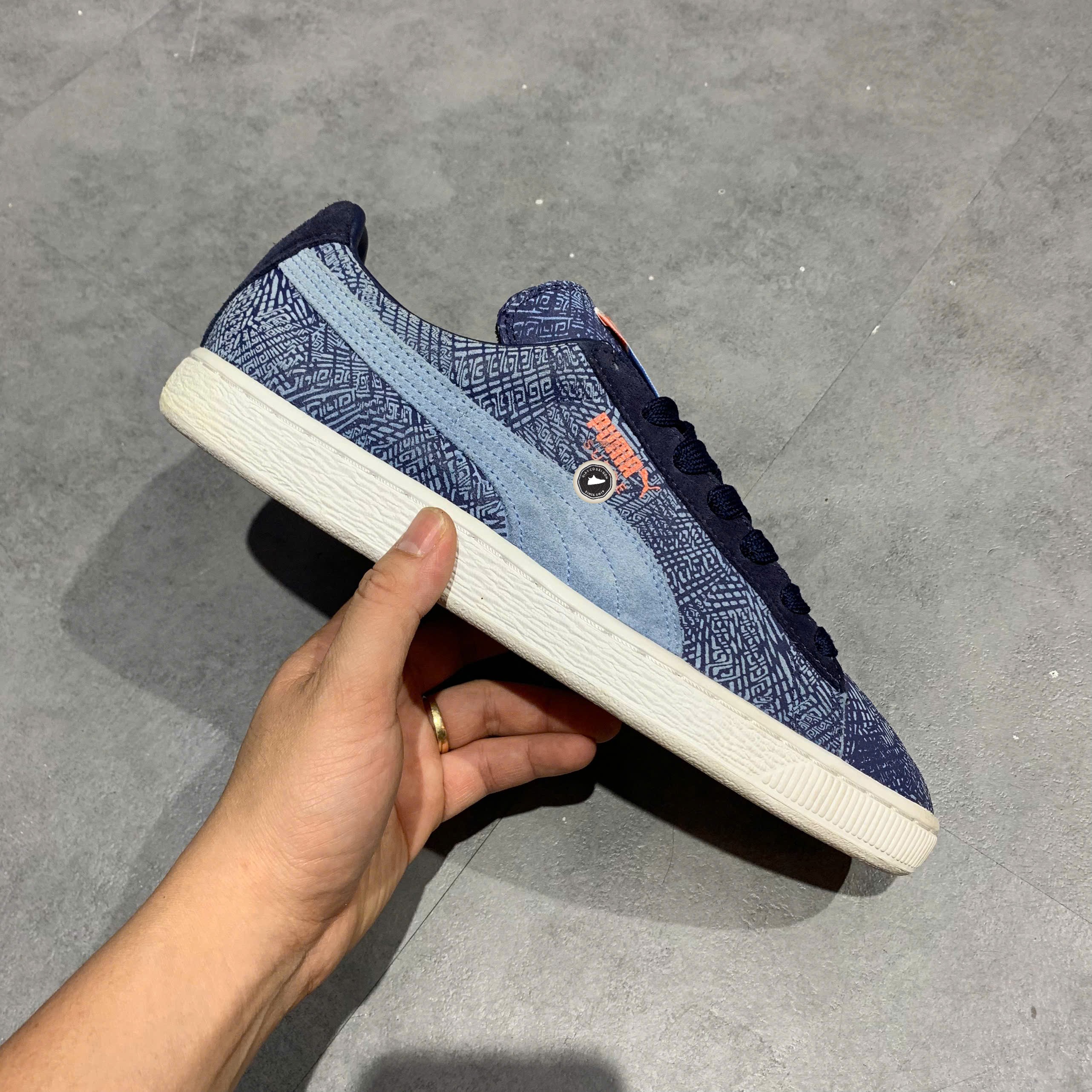 Puma Suede Classic Graphic Peacoat - 359407 02 - Size 42.5 - GIÀY 2HAND CHÍNH HÃNG PVN25604